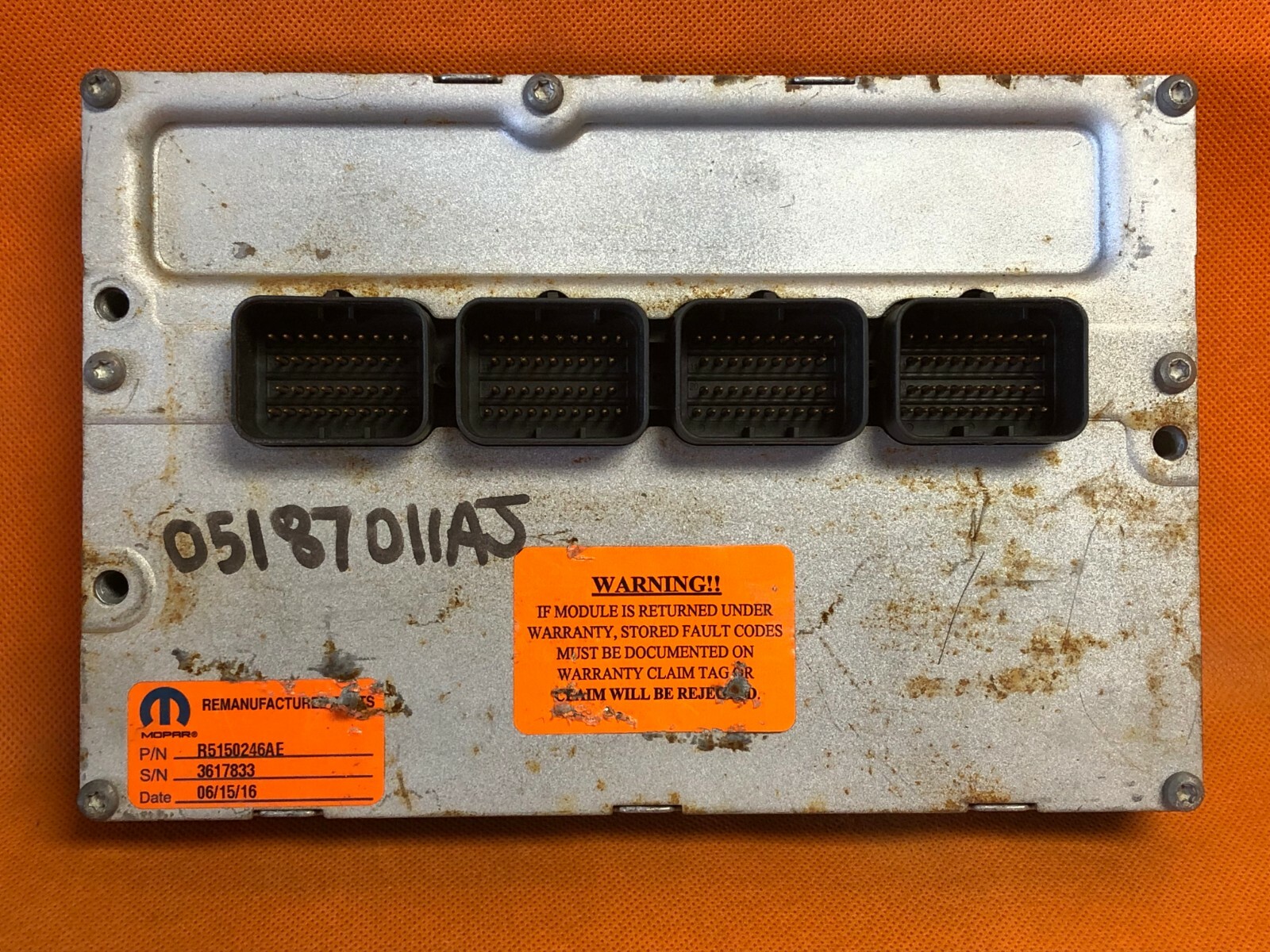 PROGRAMMED VIN PLUG & PLAY 08 CHRYSLER 300 CHARGER ECM ECU PCM MOPAR 05187011AJ
