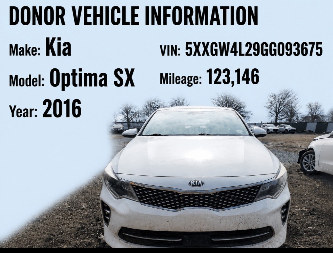 2016 2017 2018 KIA OPTIMA BODY CONTROL MODULE BCM 95400-D5000