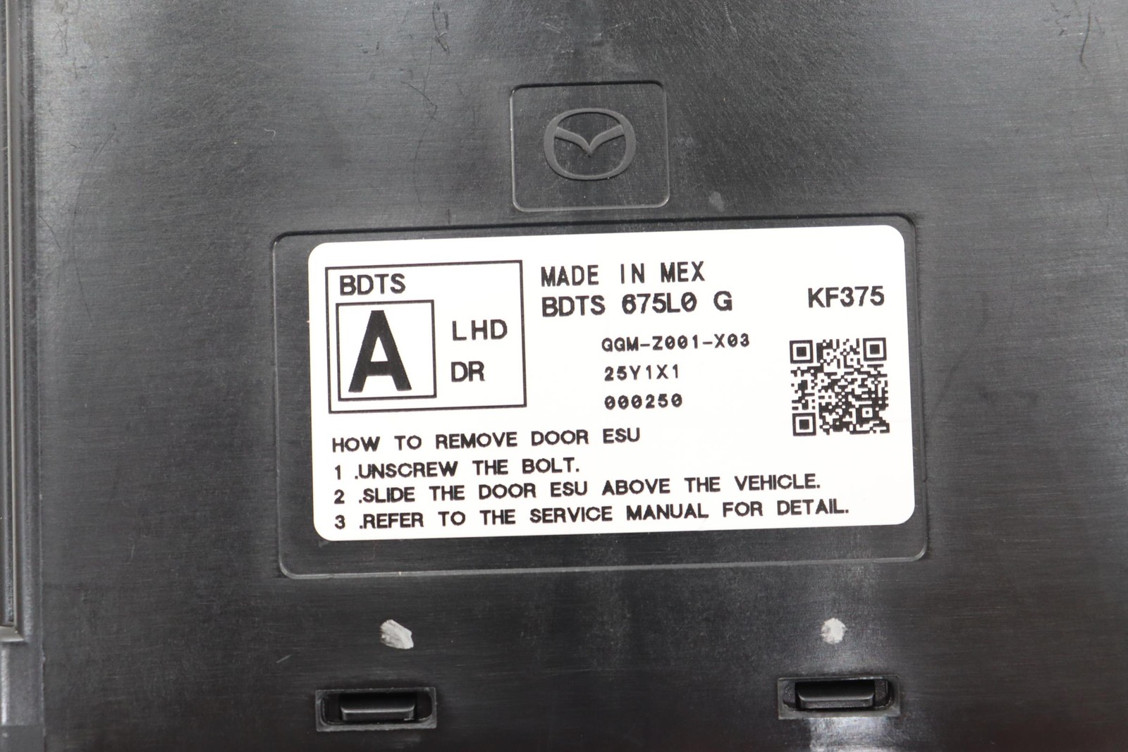 2020 – 2025 MAZDA CX-30 FRONT LEFT BODY CONTROL MODULE BCM UNIT OEM BDTS675L0G
