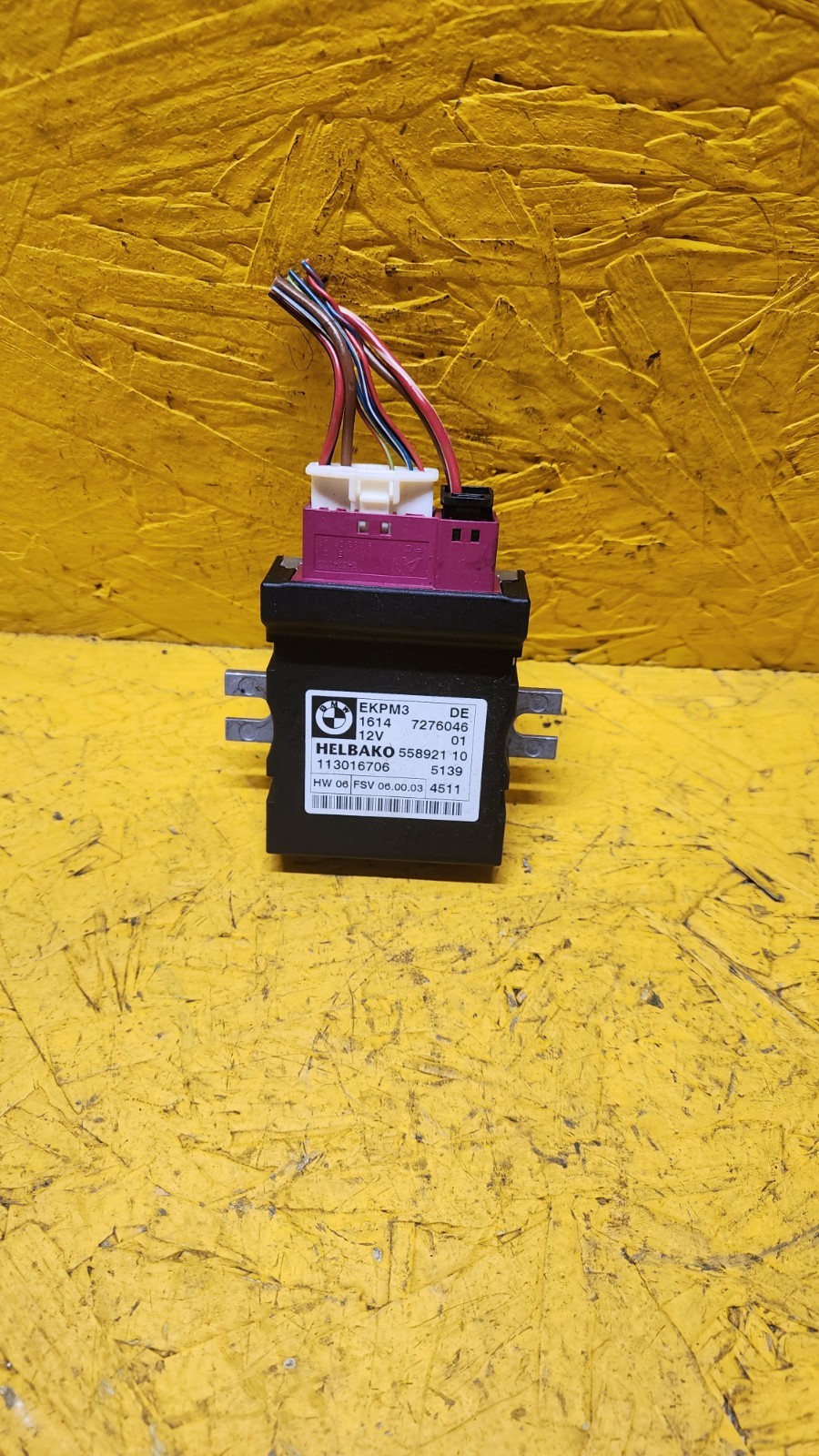 07-13 BMW E82 E88 E90 E92 E93 E60 E63 E64 E70 328 335 FUEL PUMP CONTROL MODULE