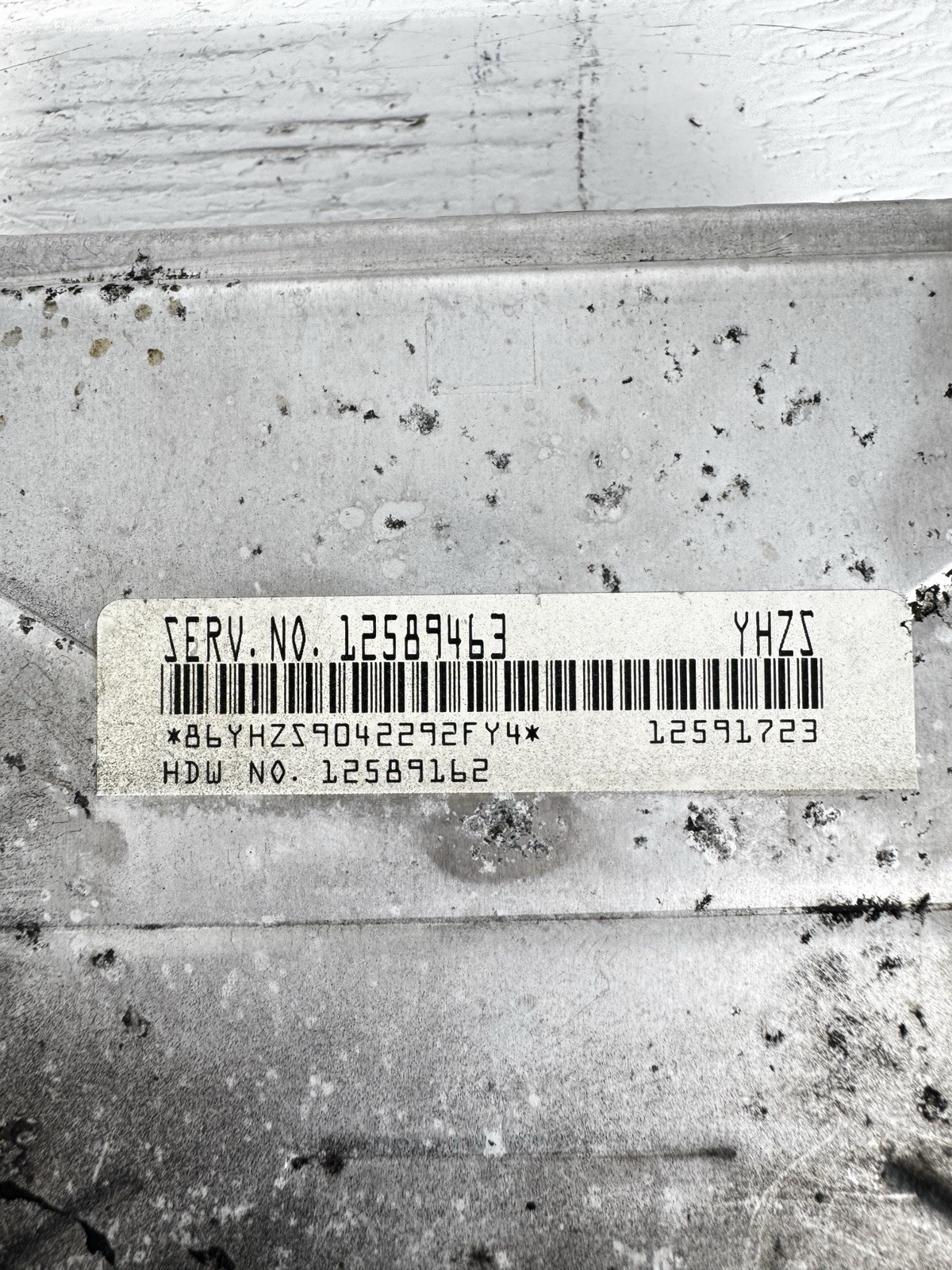 2005 2006 Silverado Engine Computer 12589463