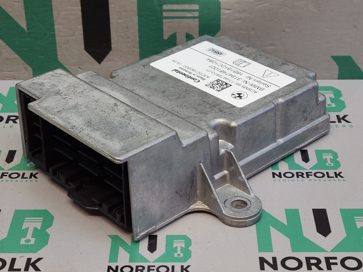 BMW X3 G01 Air ECU SRS *CRASH DATA* 9474810