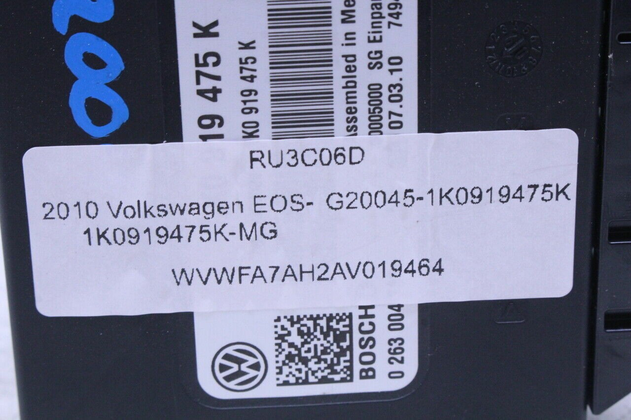 2010 Volkswagen EOS PDC Parking Distance Control Module OEM