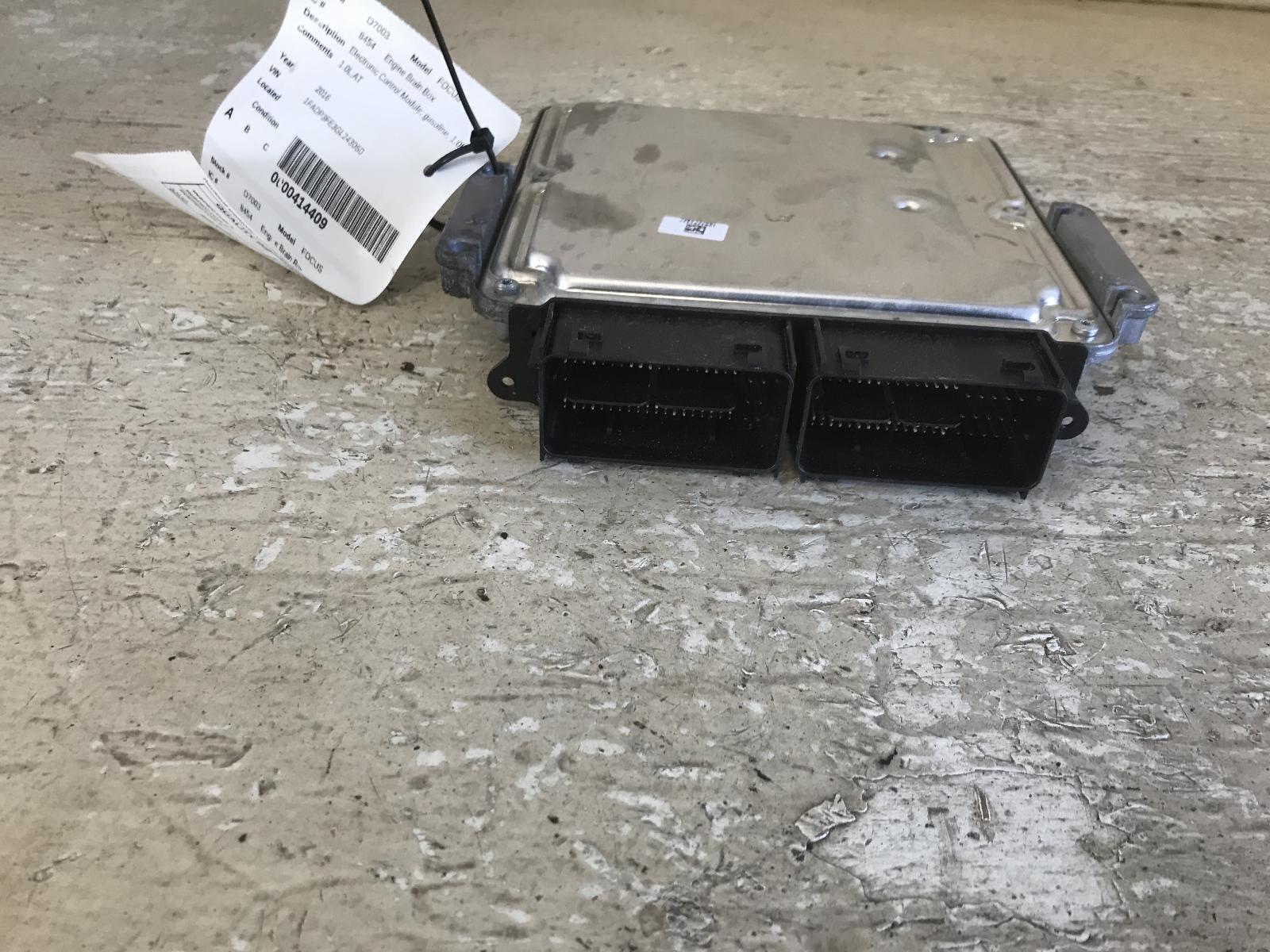 Used Engine Control Module (ECM) fits: 2016 Ford Focus Electronic Control Module