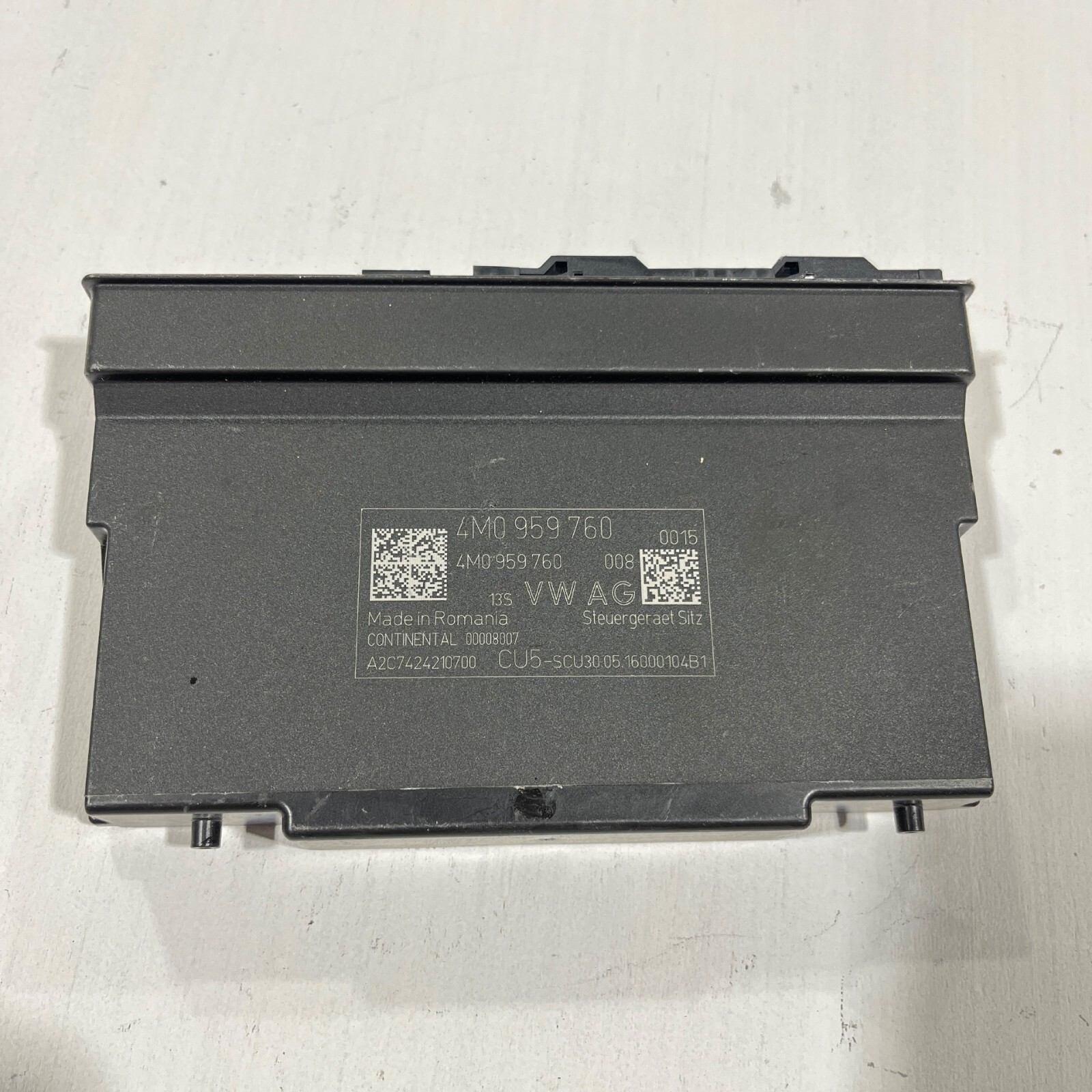 OEM Audi A4 Quattro 17-23 Front Passenger Seat Computer Control Module Unit