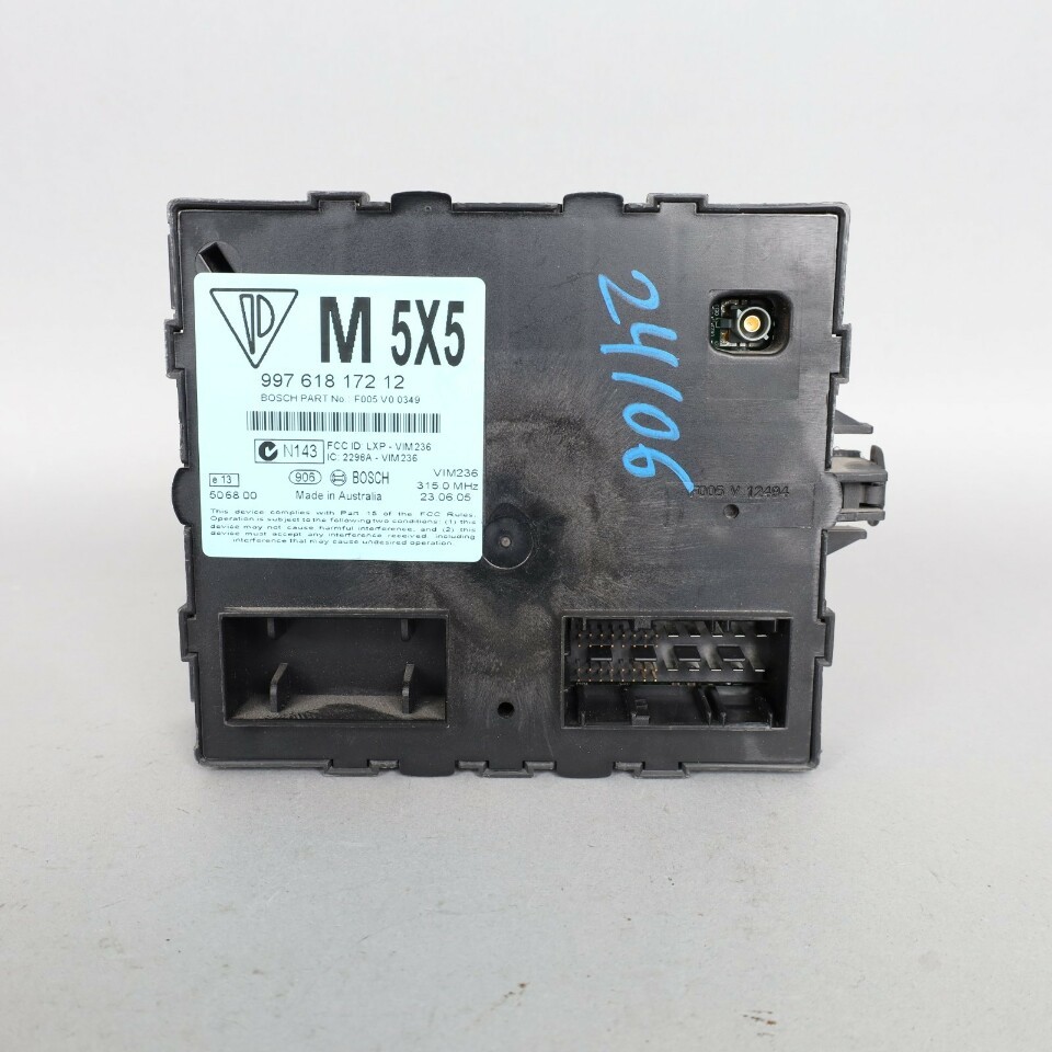 2005-2008 Porsche 911 997 Boxster Cayman 987 Alarm Module 99761817212 OEM
