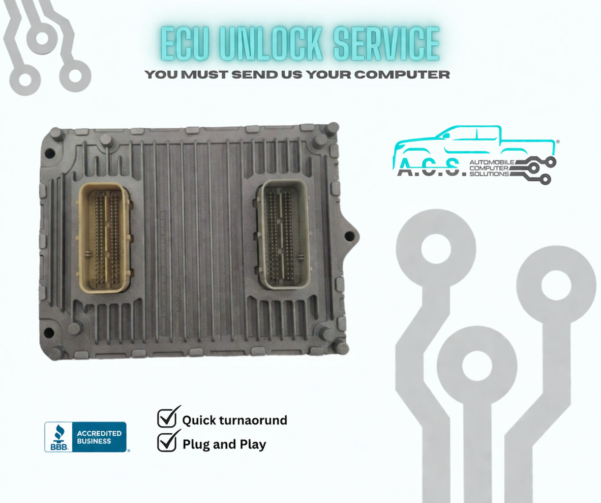 2015-2024 Dodge Chrysler Jeep RAM ECU/ECM GPEC2A *UNLOCK SERVICE*