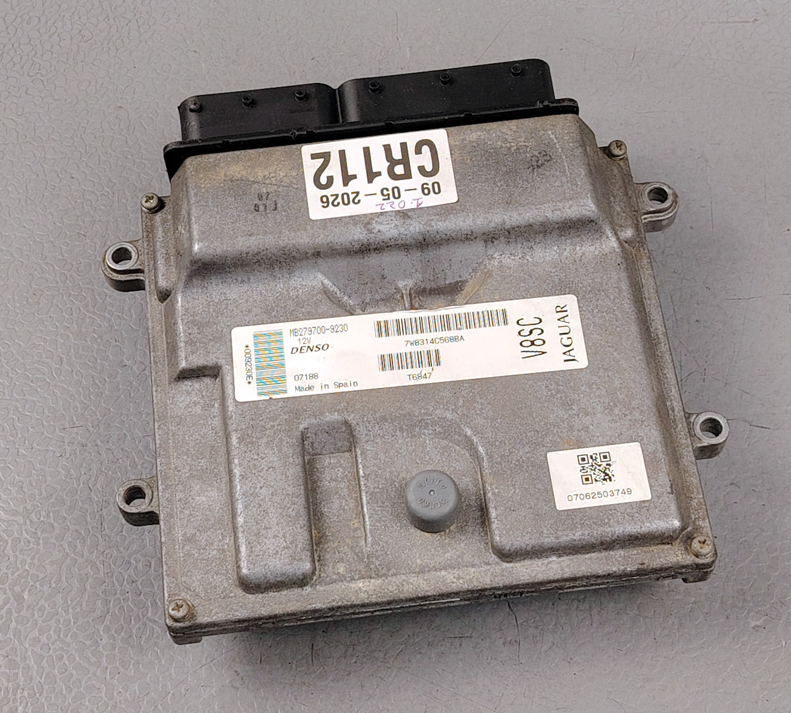 7W83-14C568-BA JAGUAR XK 8 Coupe X100 R 4.2 ENGINE COMPUTER MODULE ECU ECM 02-05