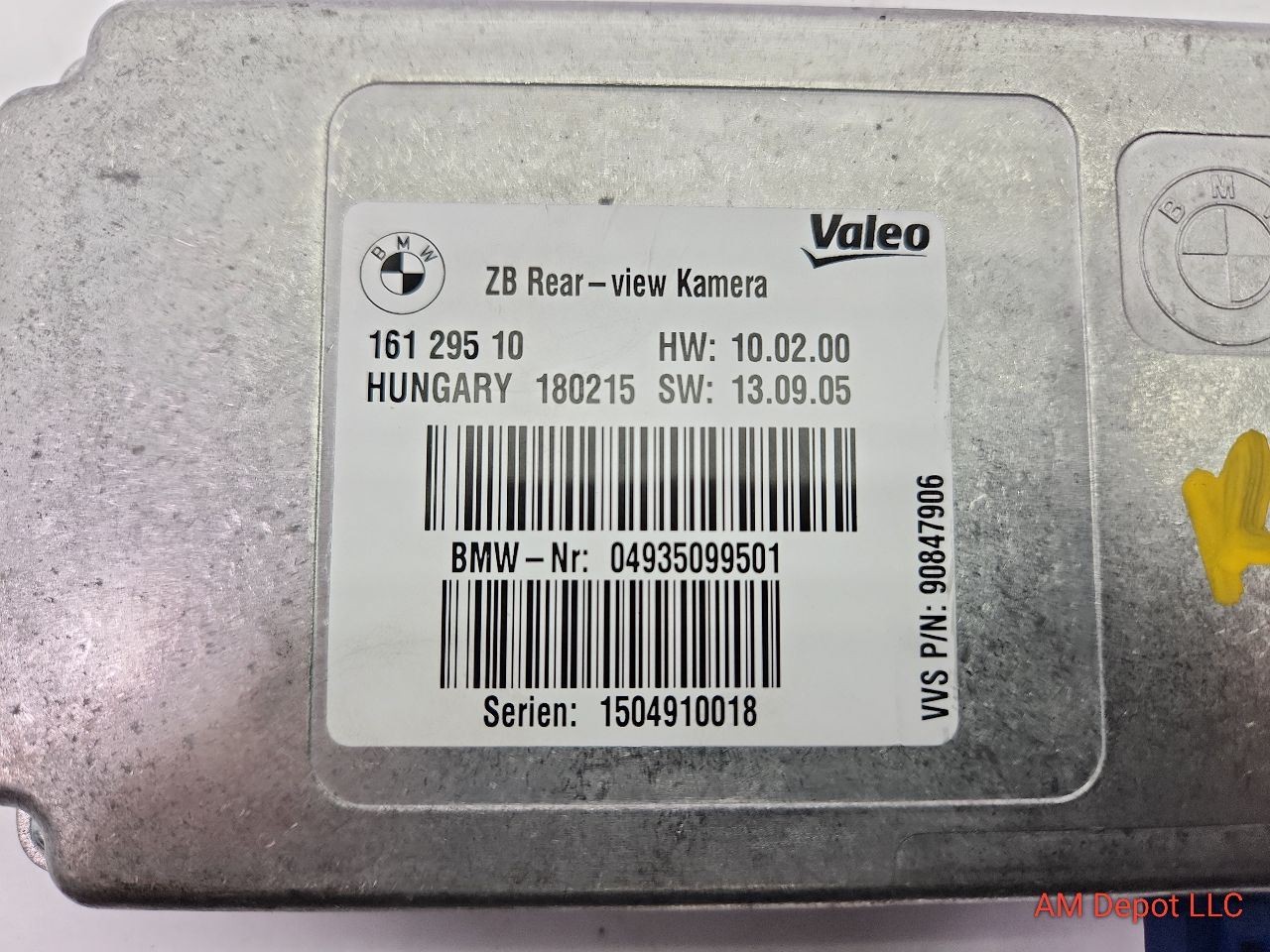 2015 BMW 320i 328i 335i 340i 330i F30 F31 Rearview Backup Camera Module 6994555
