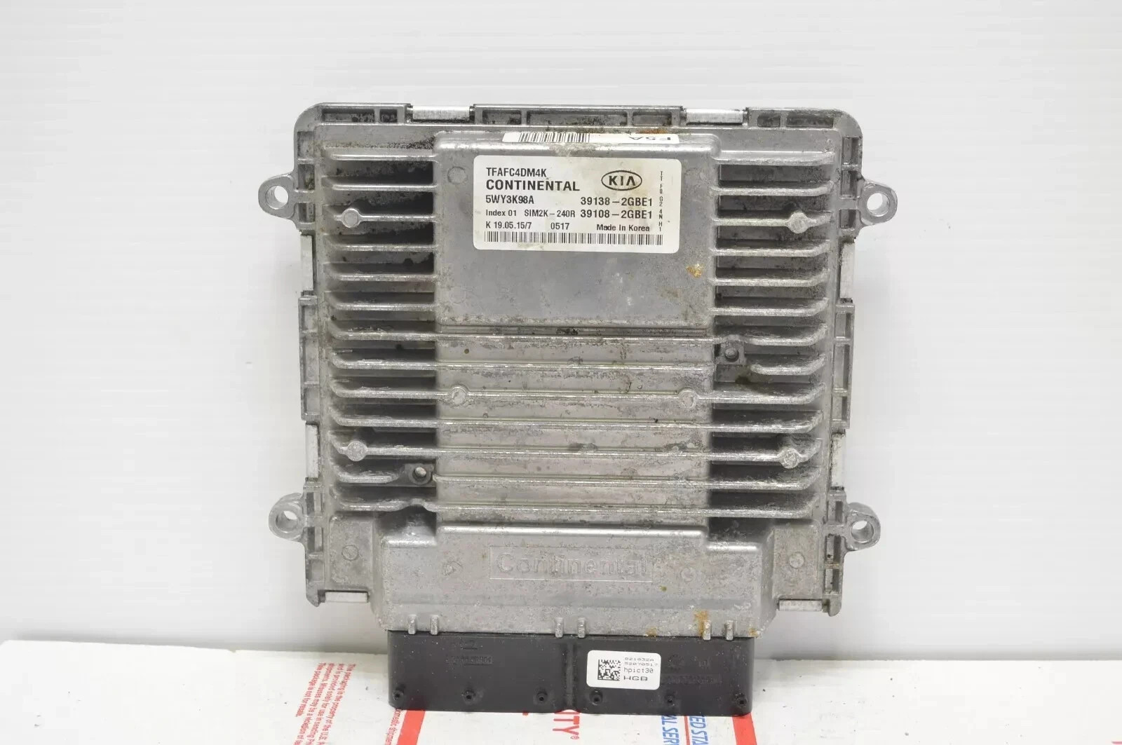 2014 2015 Kia Optima 2.4L 39138-2GBE1 Engine Control Module Unit Ecm D16 038