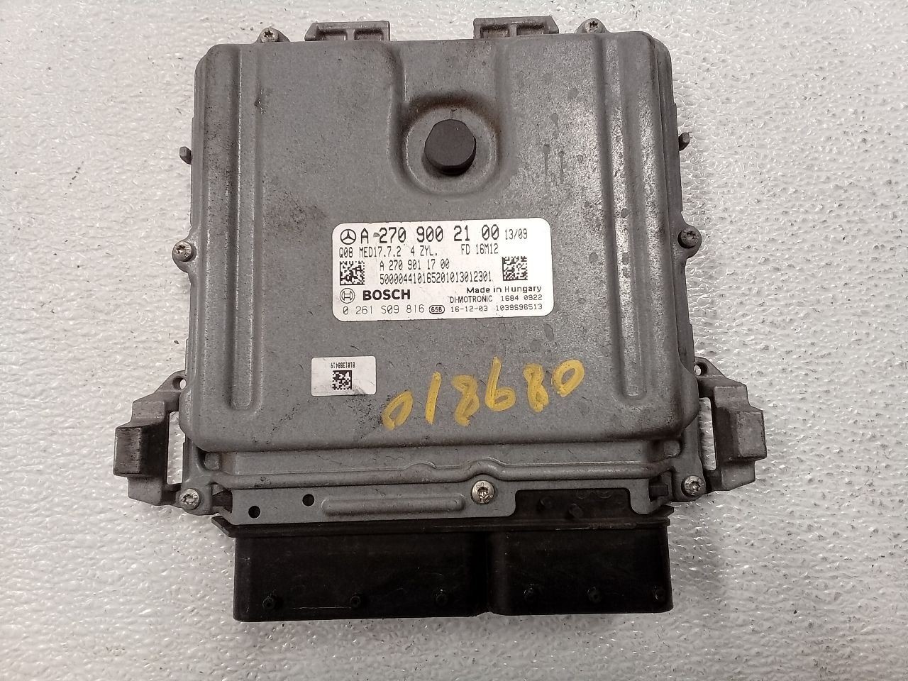 Engine ECM 156 Type Fits 15-20 MERCEDES GLA-CLASS 361515