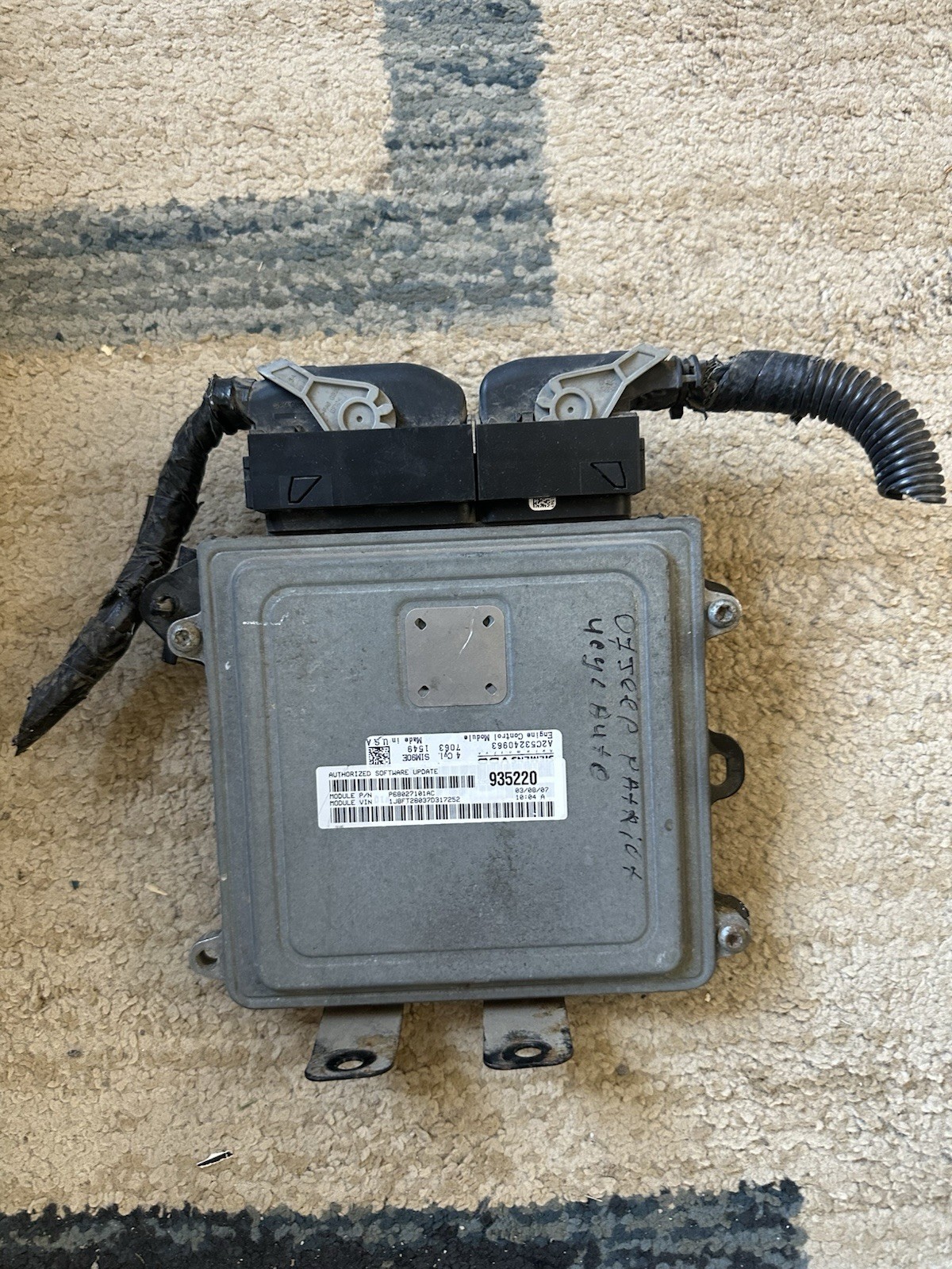 2007-2010 Jeep Compass Patriot Engine Control Module ECM ECU OEM PCM P68027101AC