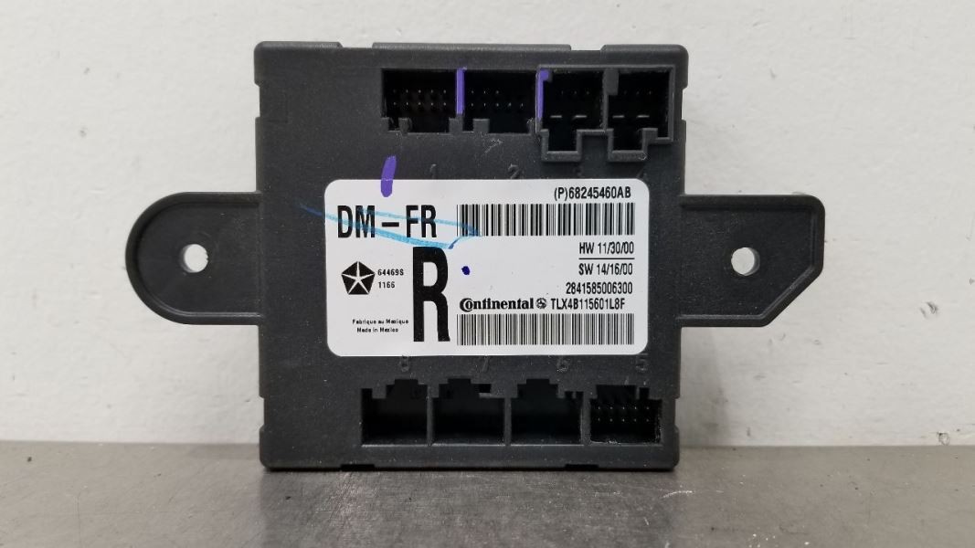16 JEEP GRAND CHEROKEE SRT DOOR CONTROL MODULE FRONT RIGHT PASSENGER 68245460AB