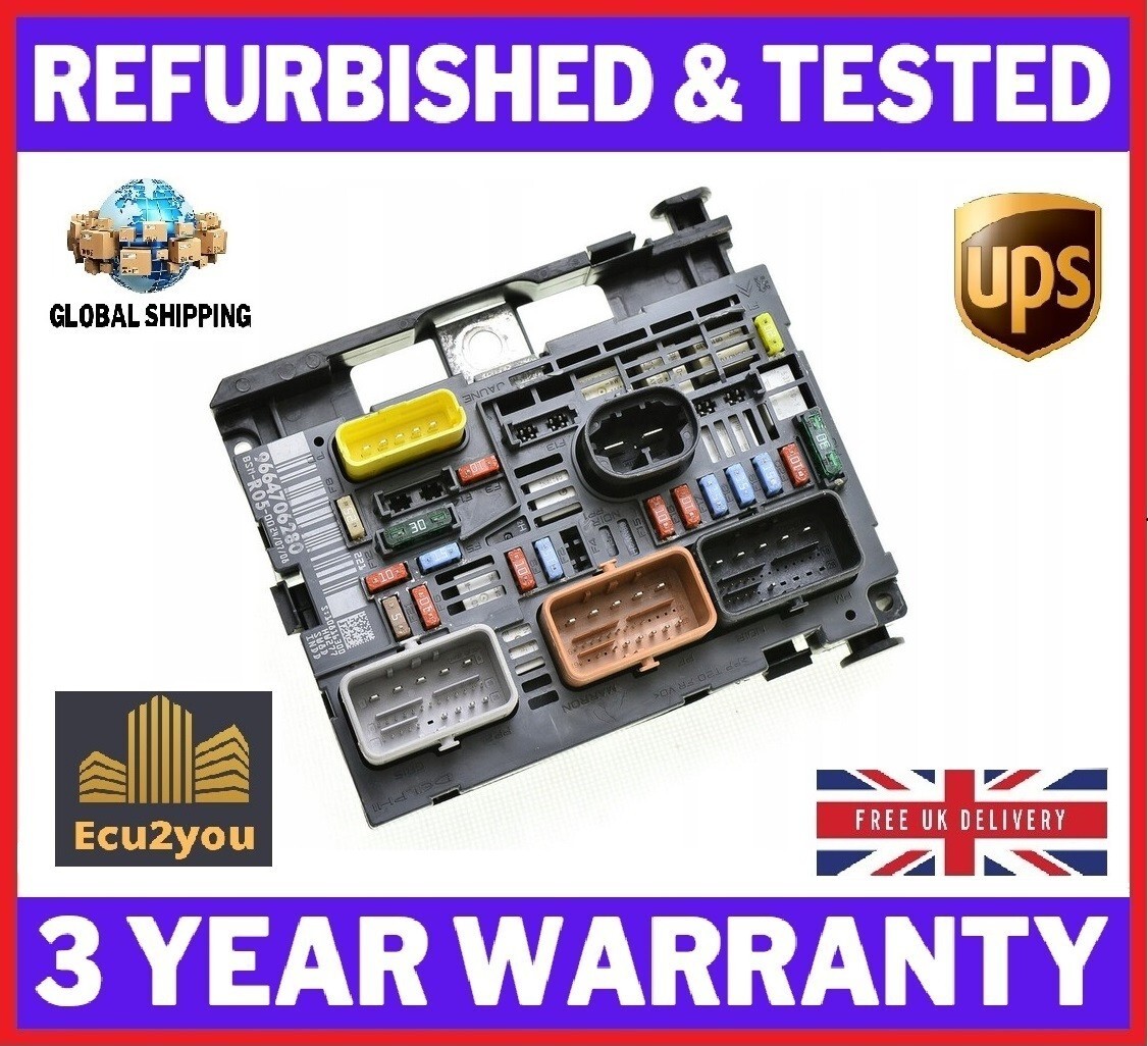 Refurbished Peugeot Citroen FUSE BOX 9664706280