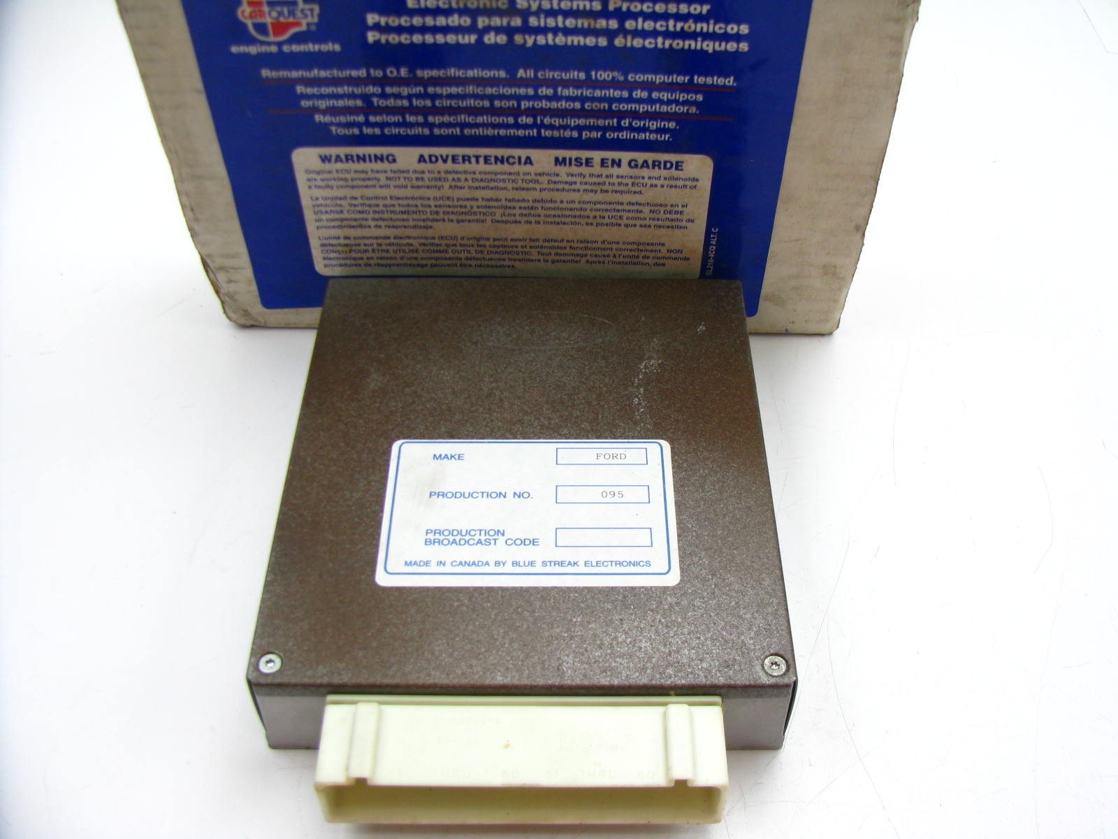 Carquest EM095 Reman Engine Control Module 1985-1986 Ford E-150/350 4.9L-L6 C6
