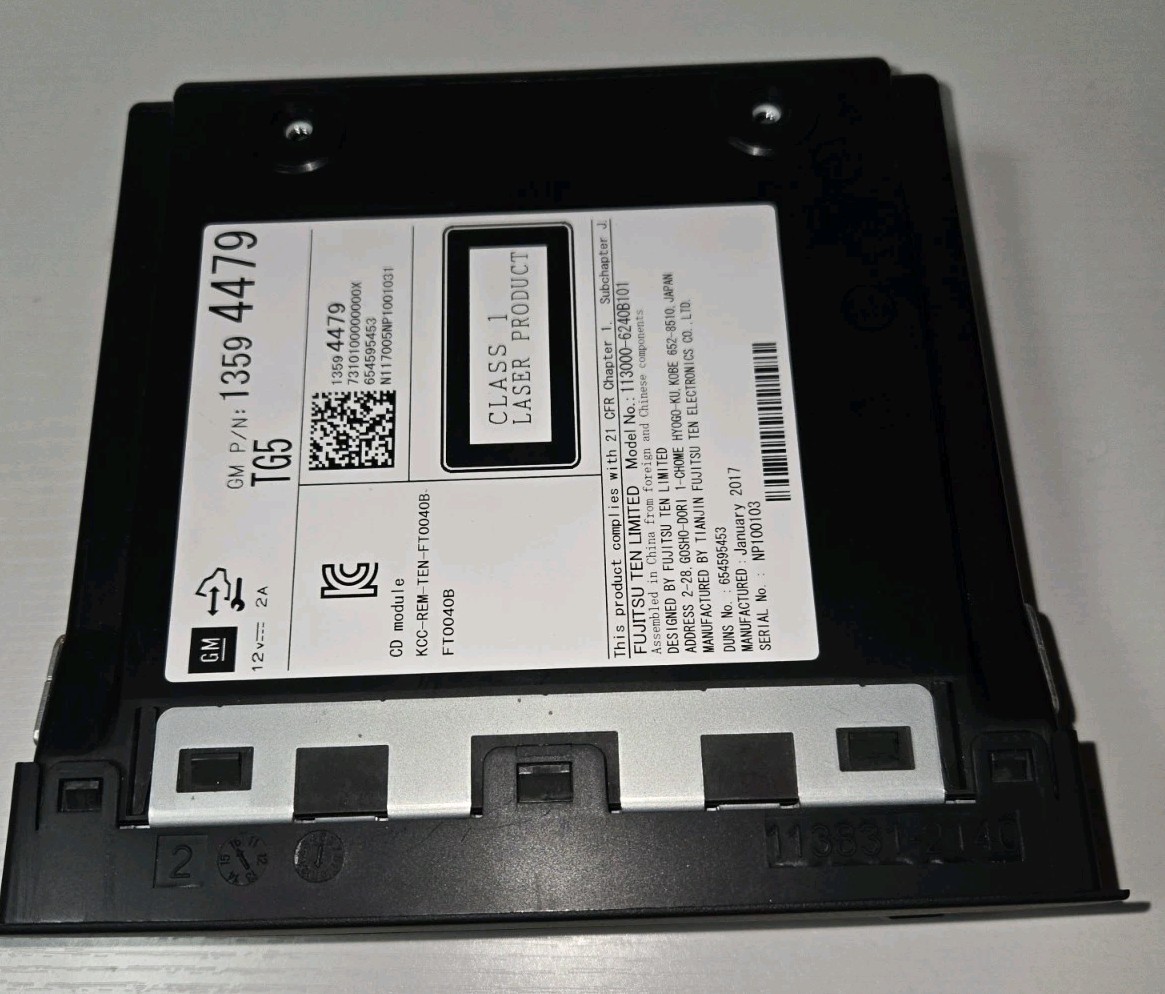 Genuine GM Cadillac Infotainment Media Player Module 13594479 OEM Factory Part