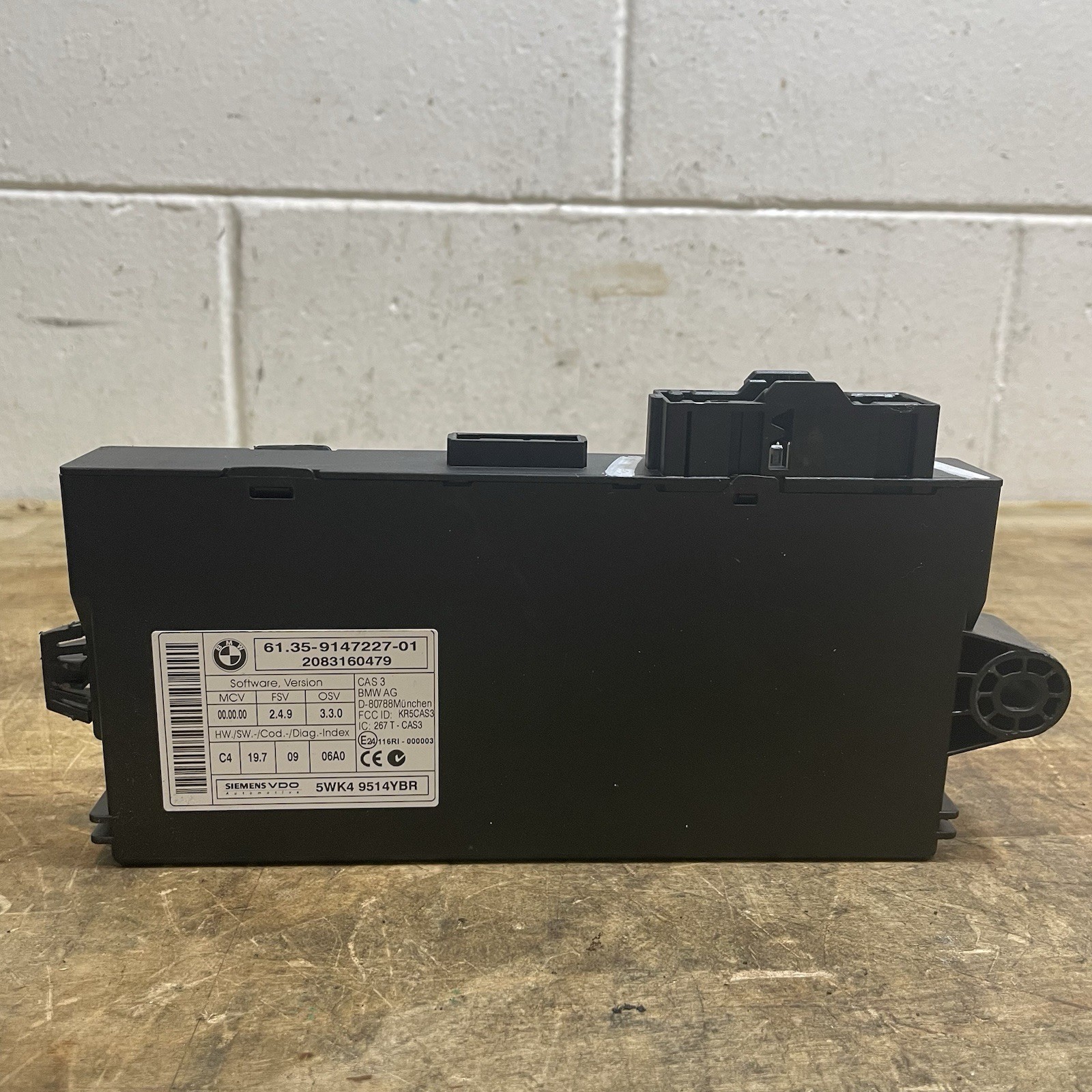 2006-2011 BMW 328i 335i 535i E90 E92 E93 E60 CAS3 Car Access System Module OEM
