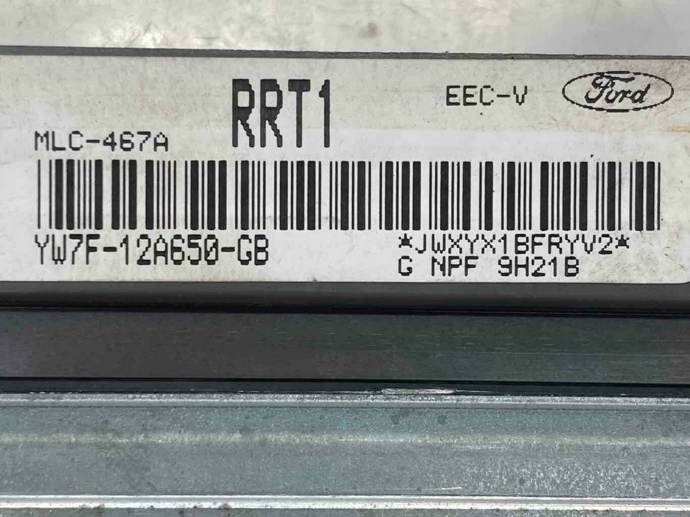 2000 FORD CROWN VICTORIA 4.6L ENGINE COMPUTER CONTROL MODULE ECU YW7F-12A650-GB