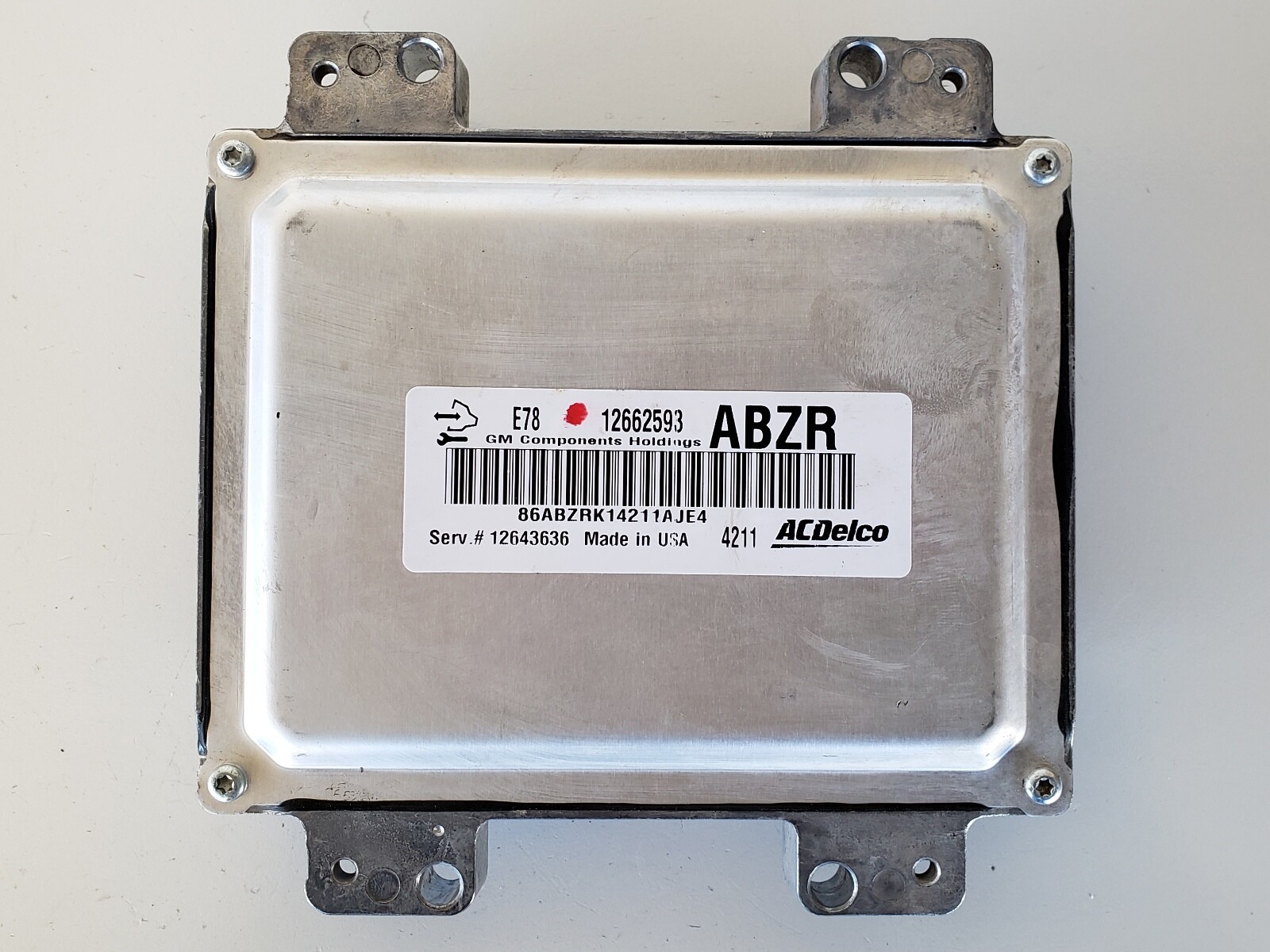 2012-2016 Chevy Sonic 12643636 Computer Brain Engine Control ECU ECM EBX Module