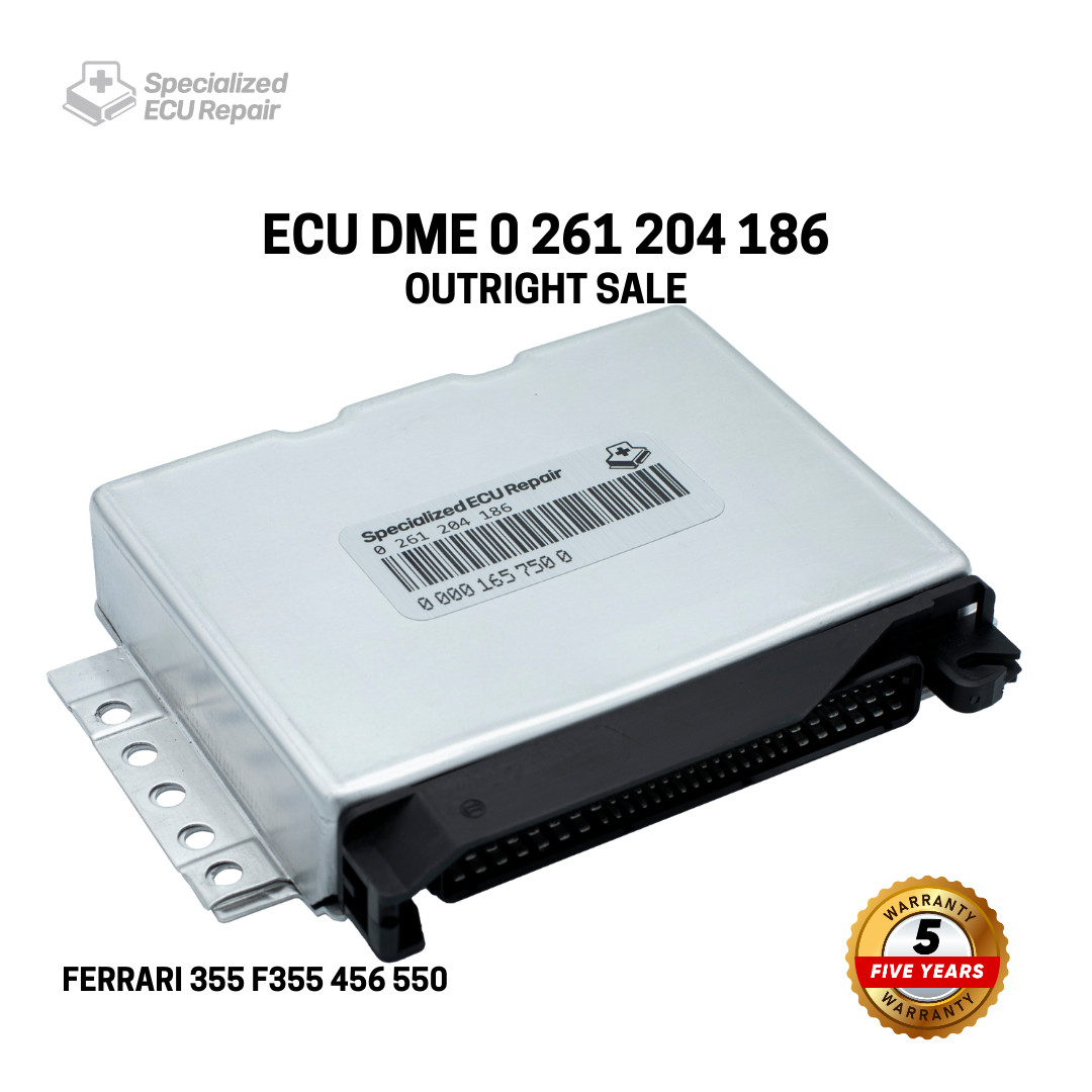 Ferrari 355 F355 456 550 ECU Bosch 0 261 204 186 M5.2 “NO CORE CHARGE”