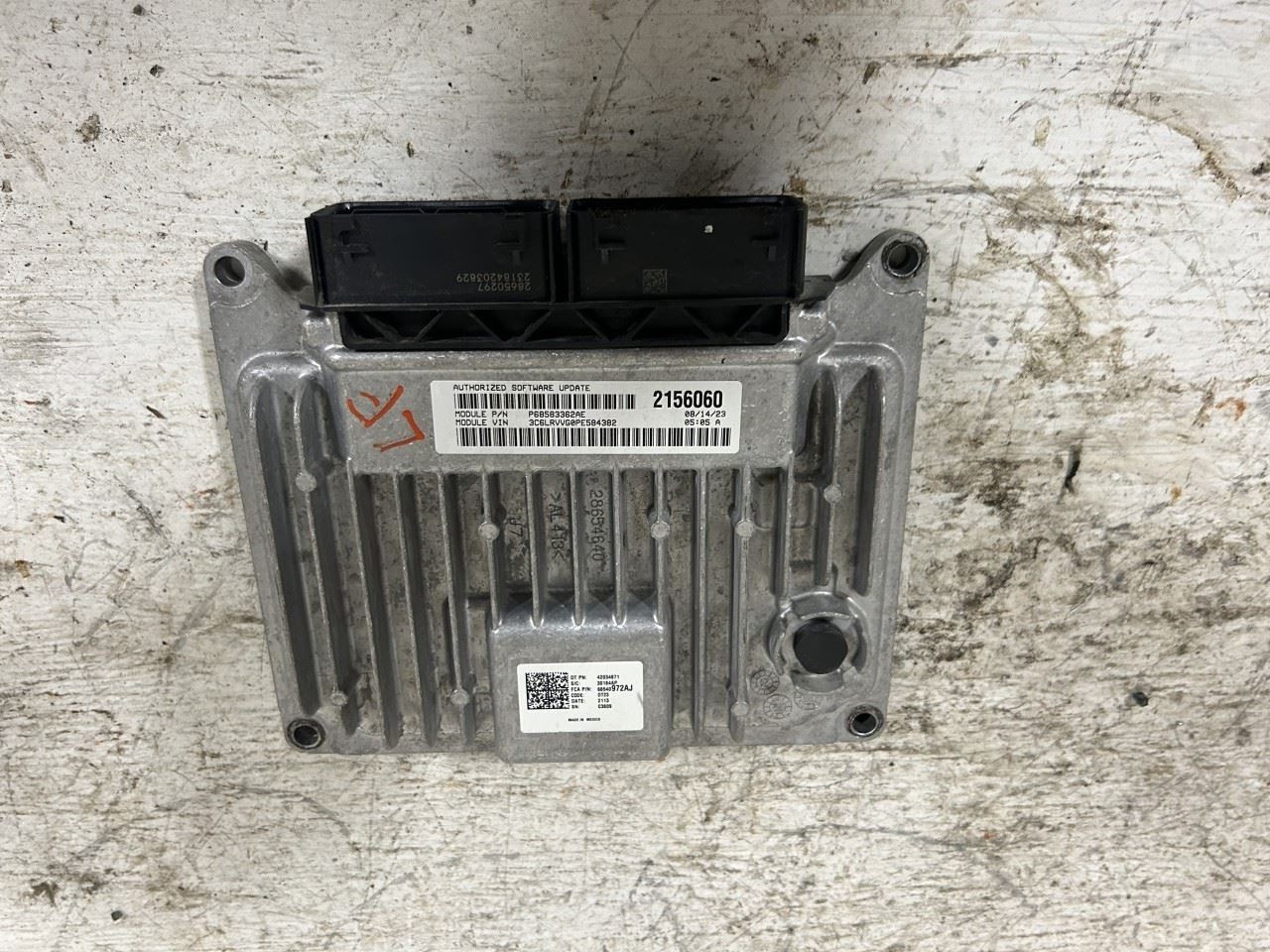 2023 DODGE PROMAST25 3.6L Engine Computer OEM Part Number P68583362AE