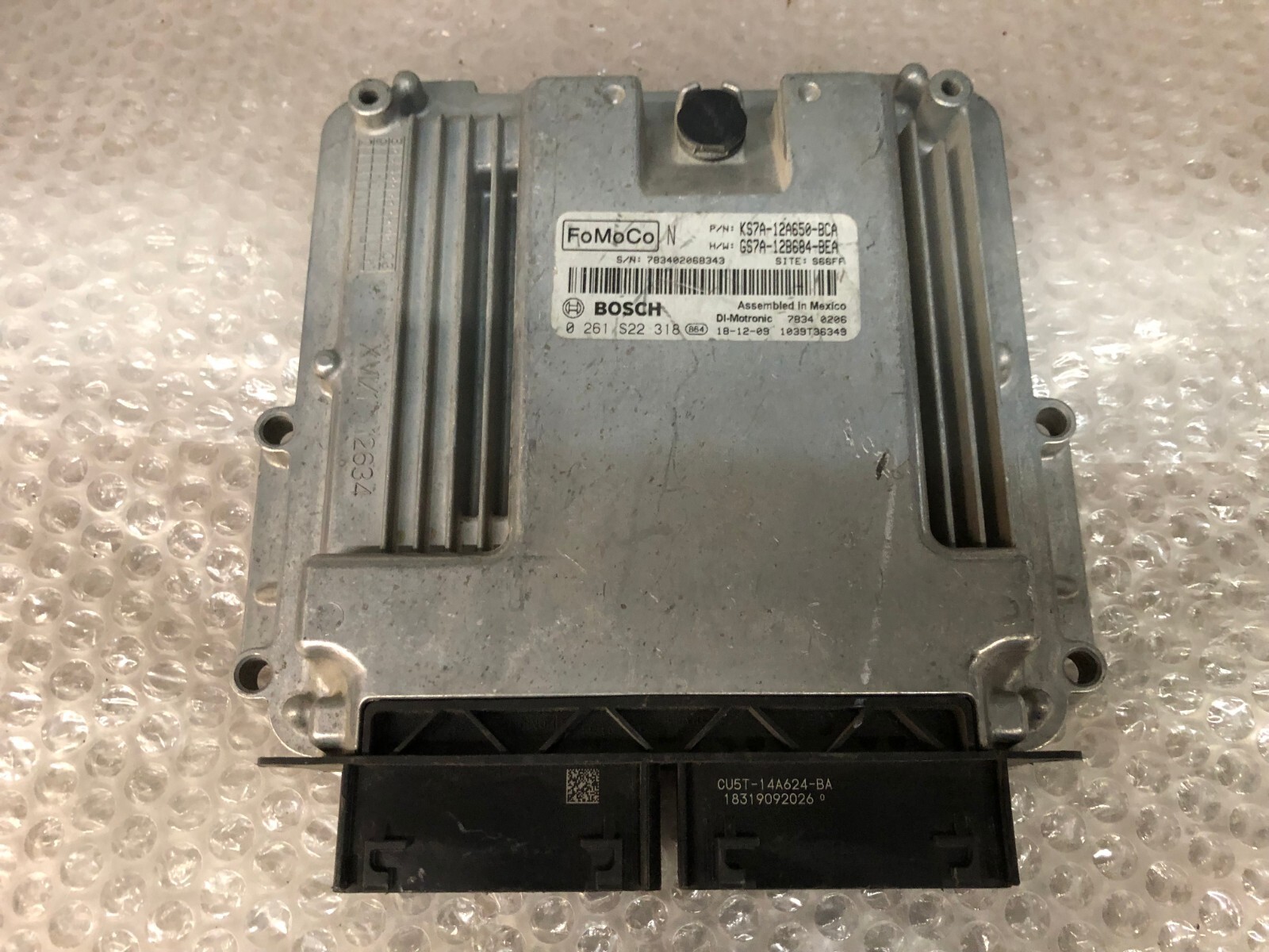2017 2019 Ford Fusion Computer Brain Engine Control ECU ECM EBX KS7A12A650BCA