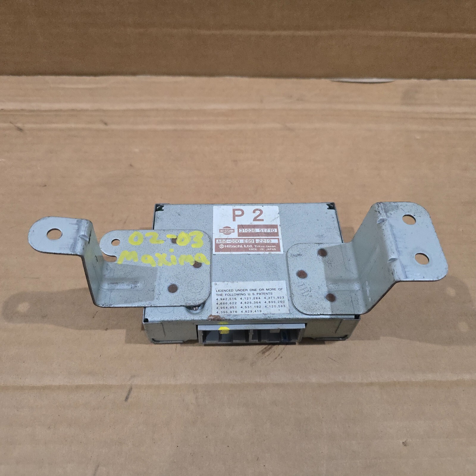 2002-2003 Nissan Maxima Transmission Control Module Unit TCU TCM 31036-5Y710 OEM