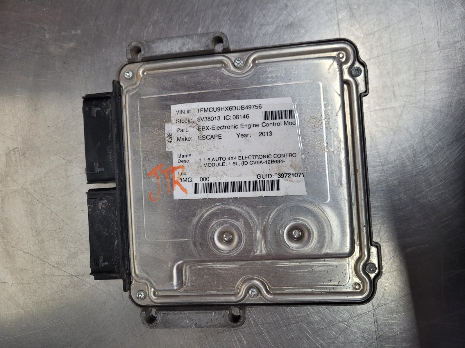 2013-2016 Ford Escape 1.6L & 2.0L Engine Control Module ECU DJ5A-12A650-AK OE *J