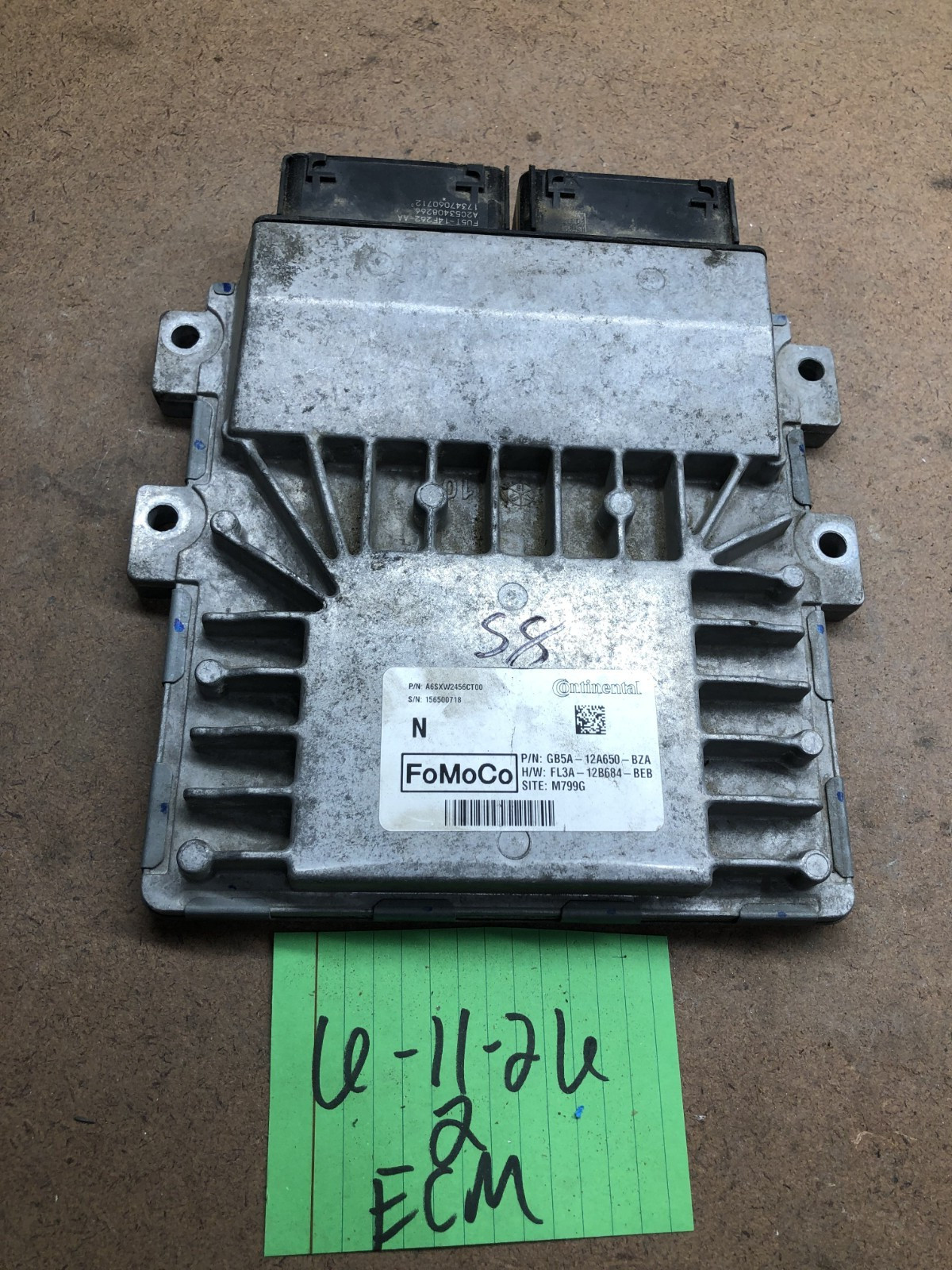 2016-2019 Ford Explorer Engine Control Module Computer ECM ECU GB5A-12A650-BZA