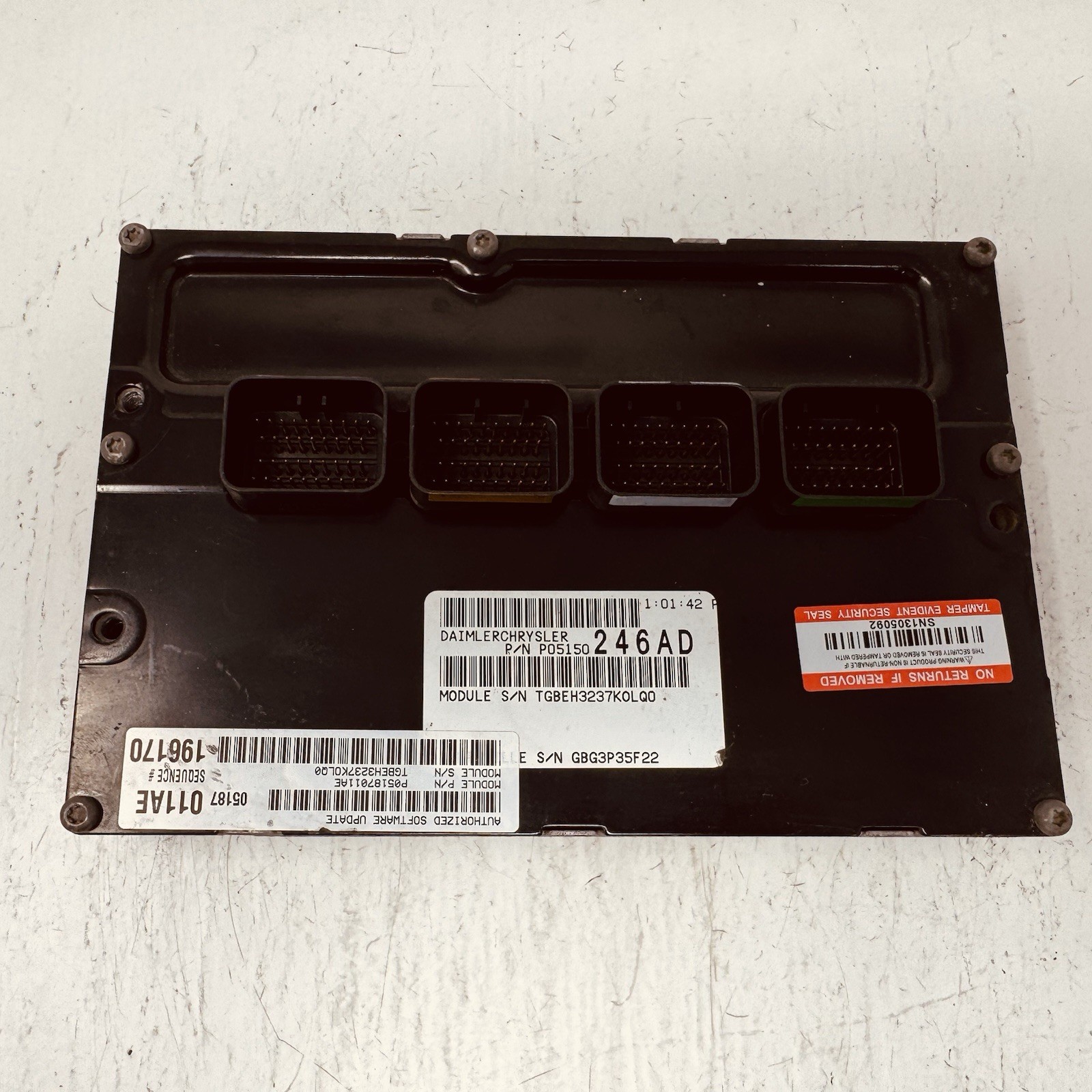 Engine Computer Programmed Plug&Play 2008 Chrysler 300 05187011AE 2.7L AT PCM