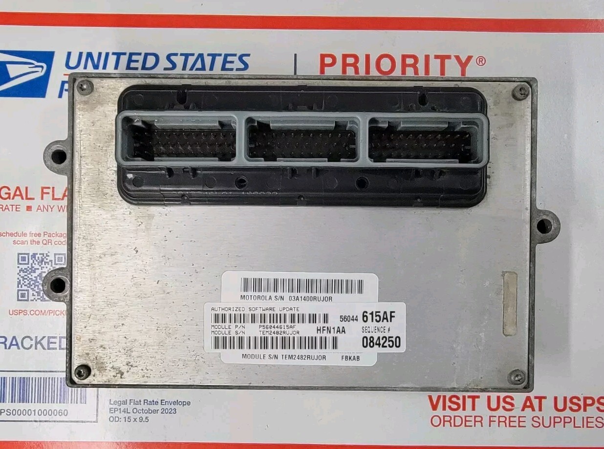 2003 Jeep Liberty 3.7L M/T Engine Computer P56044615AF ECU Control Module Unit