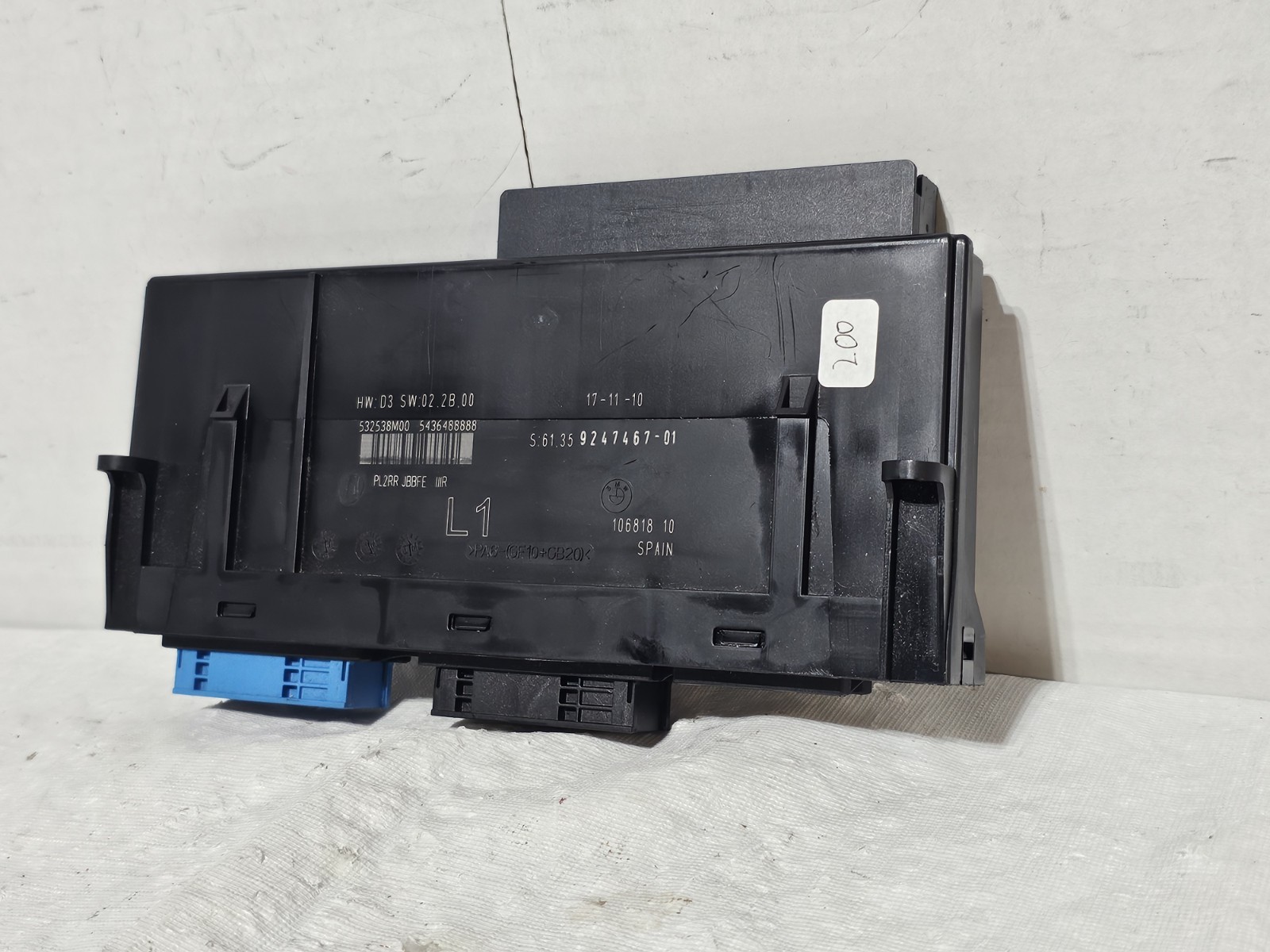 07-13 BMW E92 328i 335i E82 M3 BCM BODY CONTROL MODULE JUNCTION BOX JBE 9247467