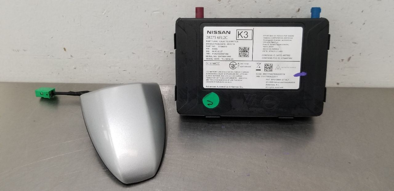 19 NISSAN ARMADA COMMUNICATION MODULE WITH ANTENNA SILVER 282756FL2C