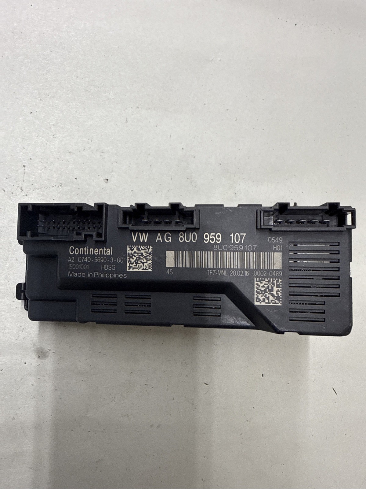 2016 Audi Q3 Tailgate Control Unit Module 8U0959107 OEM