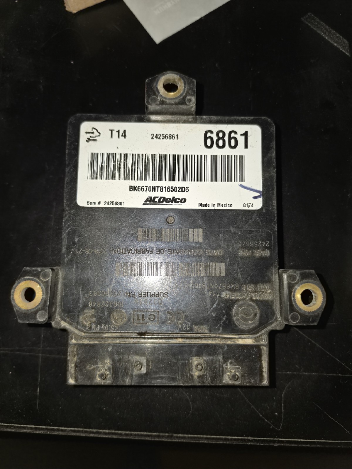 2009-2015 GM Duramax 2500 3500 Allison Transmission Control Module TCM 24256861