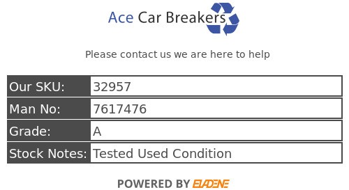 BMW 2 Series GT F46 14-18 1.5 Petrol B38A15A Crankshaft Gear Pulley 7617476