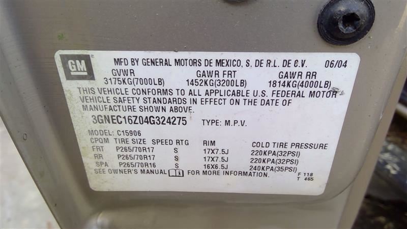 Body Control BCM Left Hand Dash Fits 03-07 HUMMER H2 892305