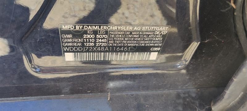 OEM 09-11 MERCEDES-BENZ CLS550 1YR WRNTY