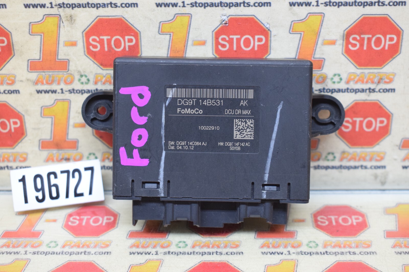 2014-2016 FORD FUSION DRIVER LEFT FRONT DOOR CONTROL MODULE DG9T-14B531-AK OEM