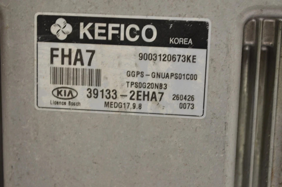 2016 16 Kia Soul 2.0L 39133-2EHA7 Engine Control Module Unit Ecm B52 050
