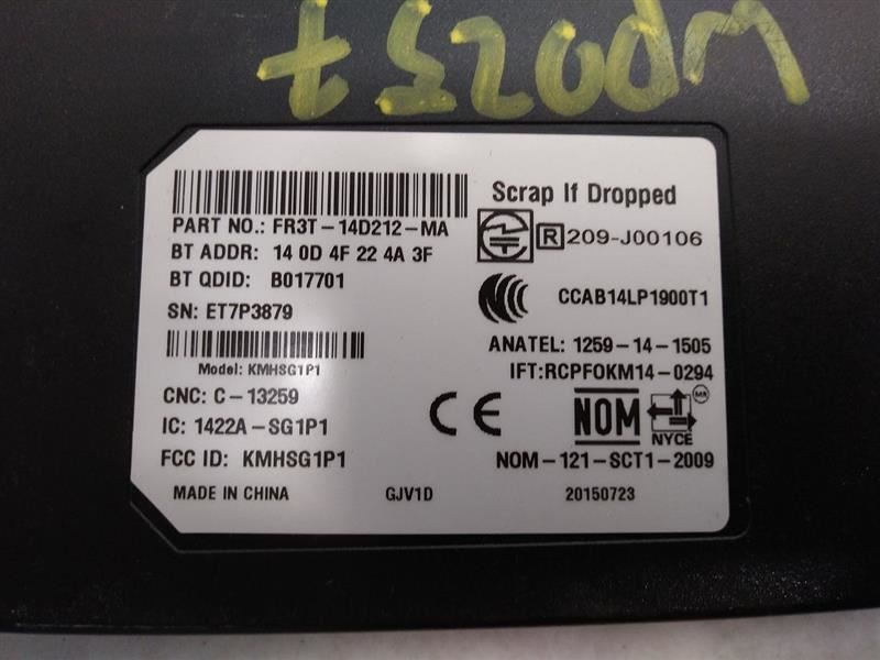 Chassis ECM Communication Voice Recognition Sync Module Fits 15-16 FOCUS 2686264