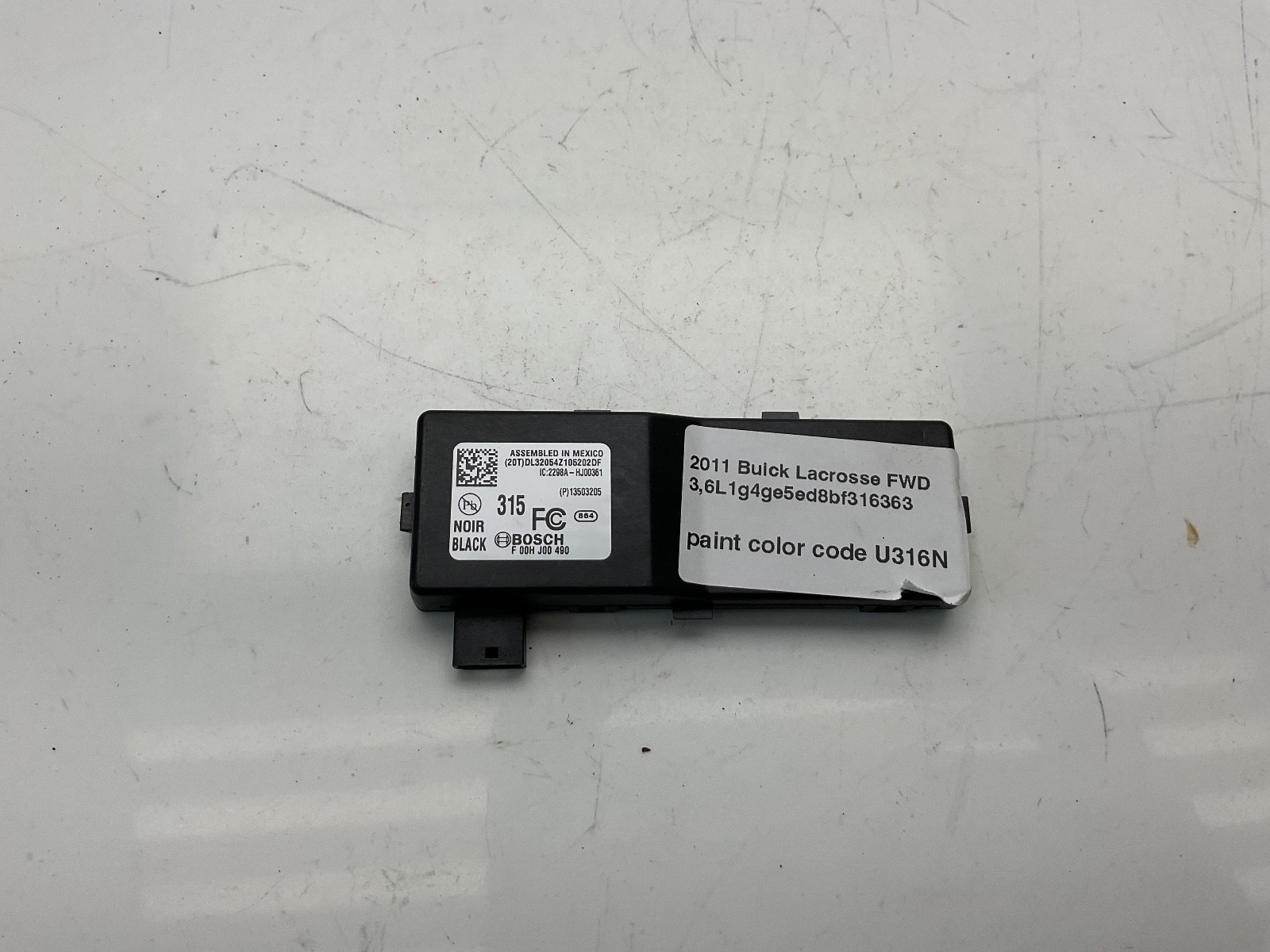 2011 BUICK LACROSSE THEFT-LOCKING KEY CONTROL MODULE 13503205
