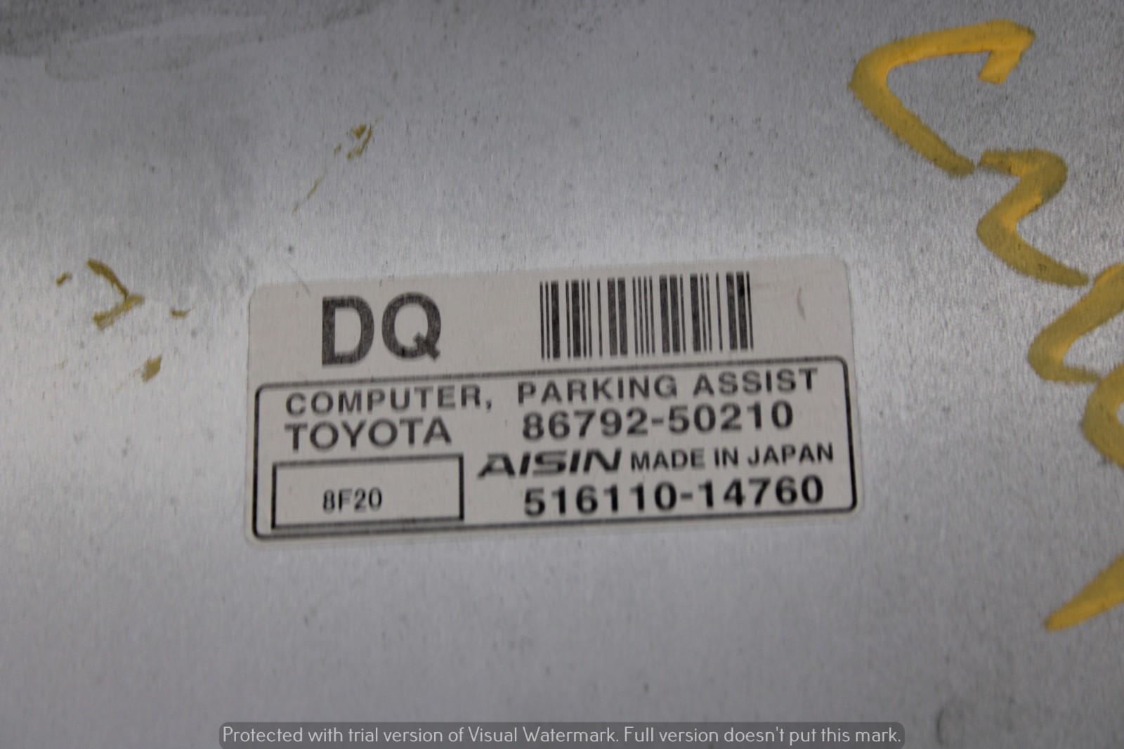 07-09 Lexus XF40 LS460 LS600h Parking Assist Aid Control Module Unit ECU Oem