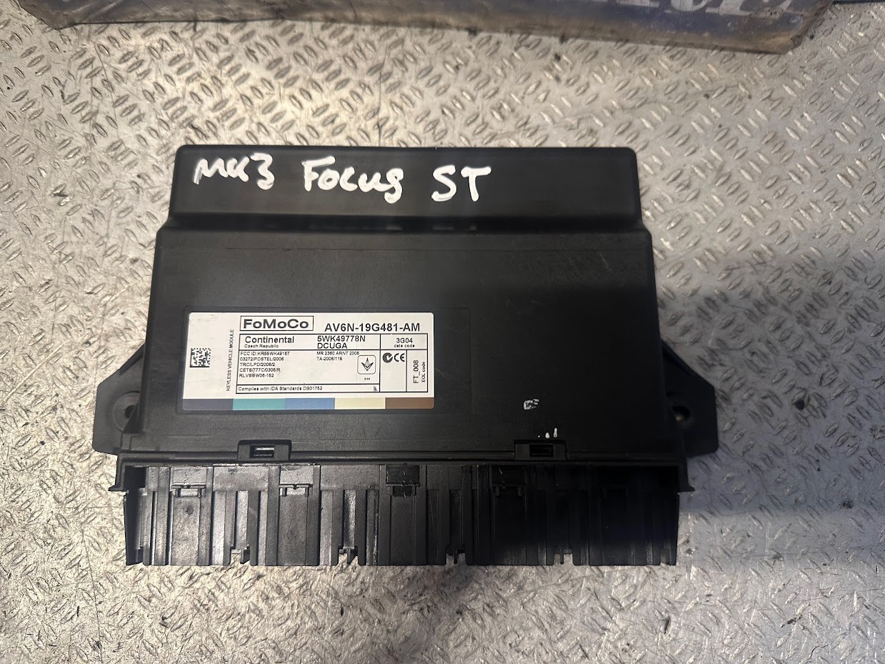FORD FOCUS ST MK3 2011 – 2017 KEYLESS CONTROL UNIT MODULE AV6N-19G481-AM