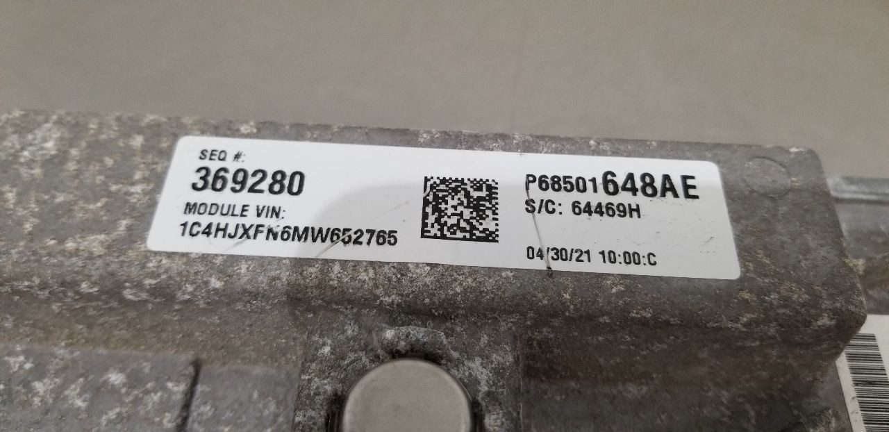 21 JEEP WRANGLER JL JLU ECM ENGINE CONTROL MODULE 2.0L 5150861AI