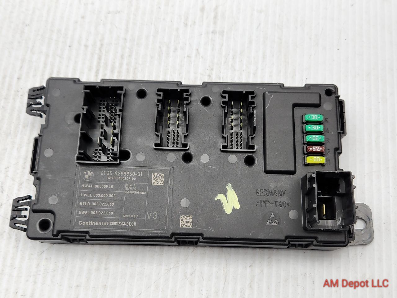 2013 BMW 320i 328i 335i 340i 330i M3 F30 F80 REM Rear Body Control Module