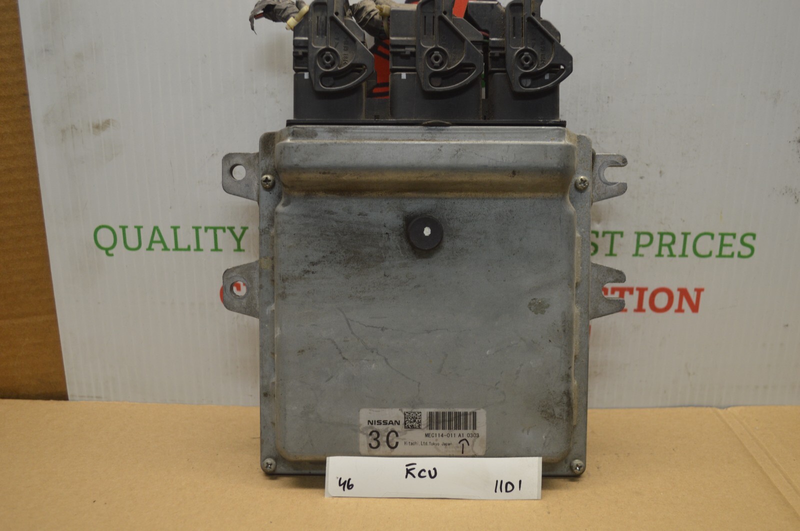 2010 Nissan Altima Engine Control Unit ECU MEC114011A1 Module 46-11D1