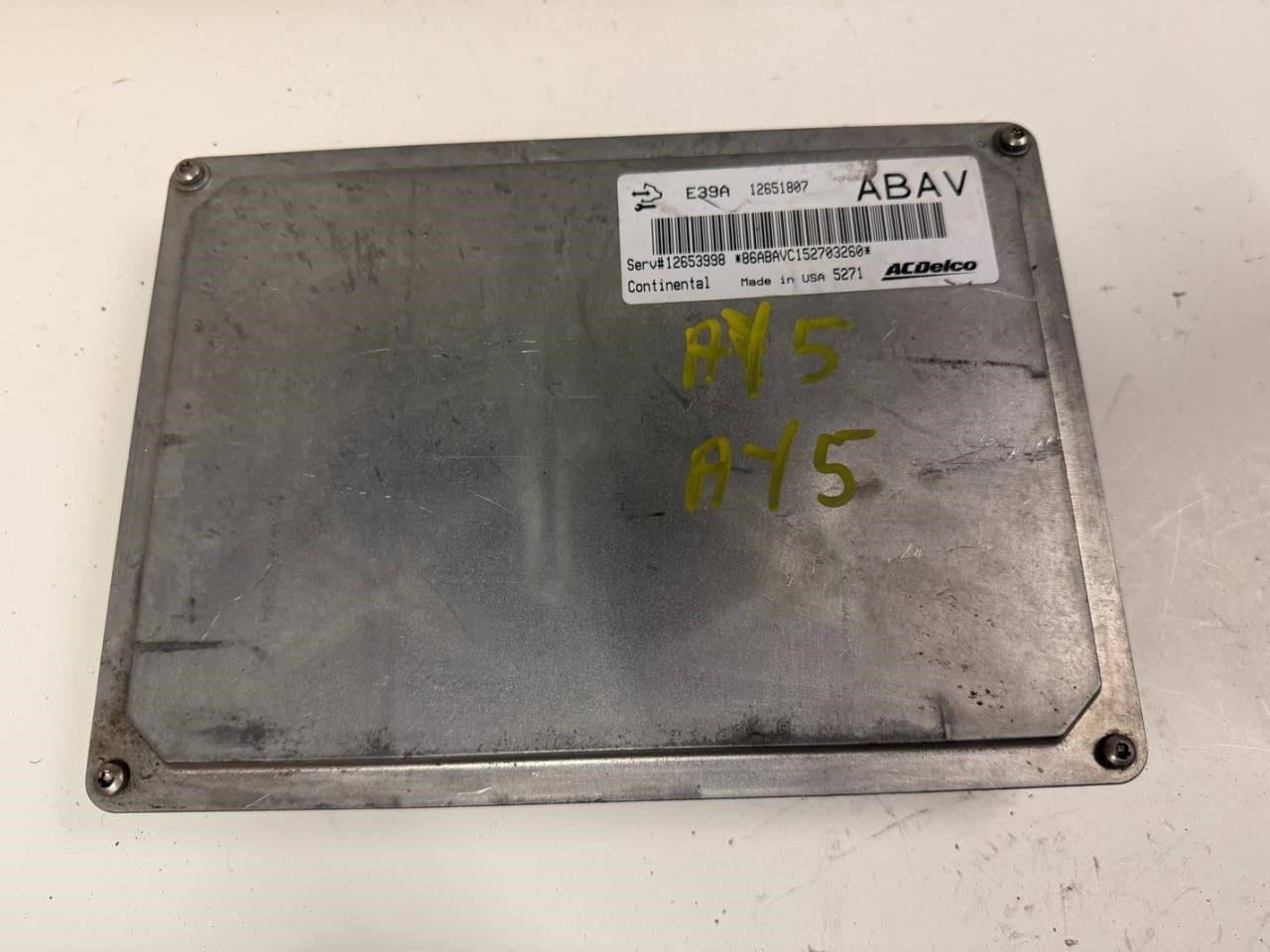 2016 VERANO Engine Control Module Computer ECU ECM PCM – 12651807; 12653998