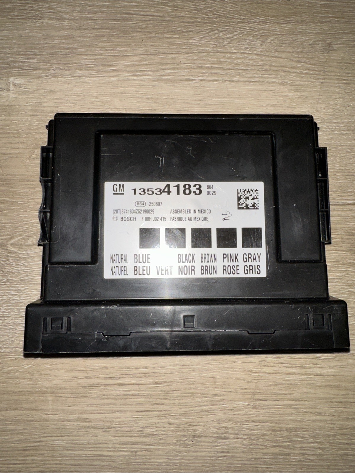 ACDelco Body Control Module- 13534183