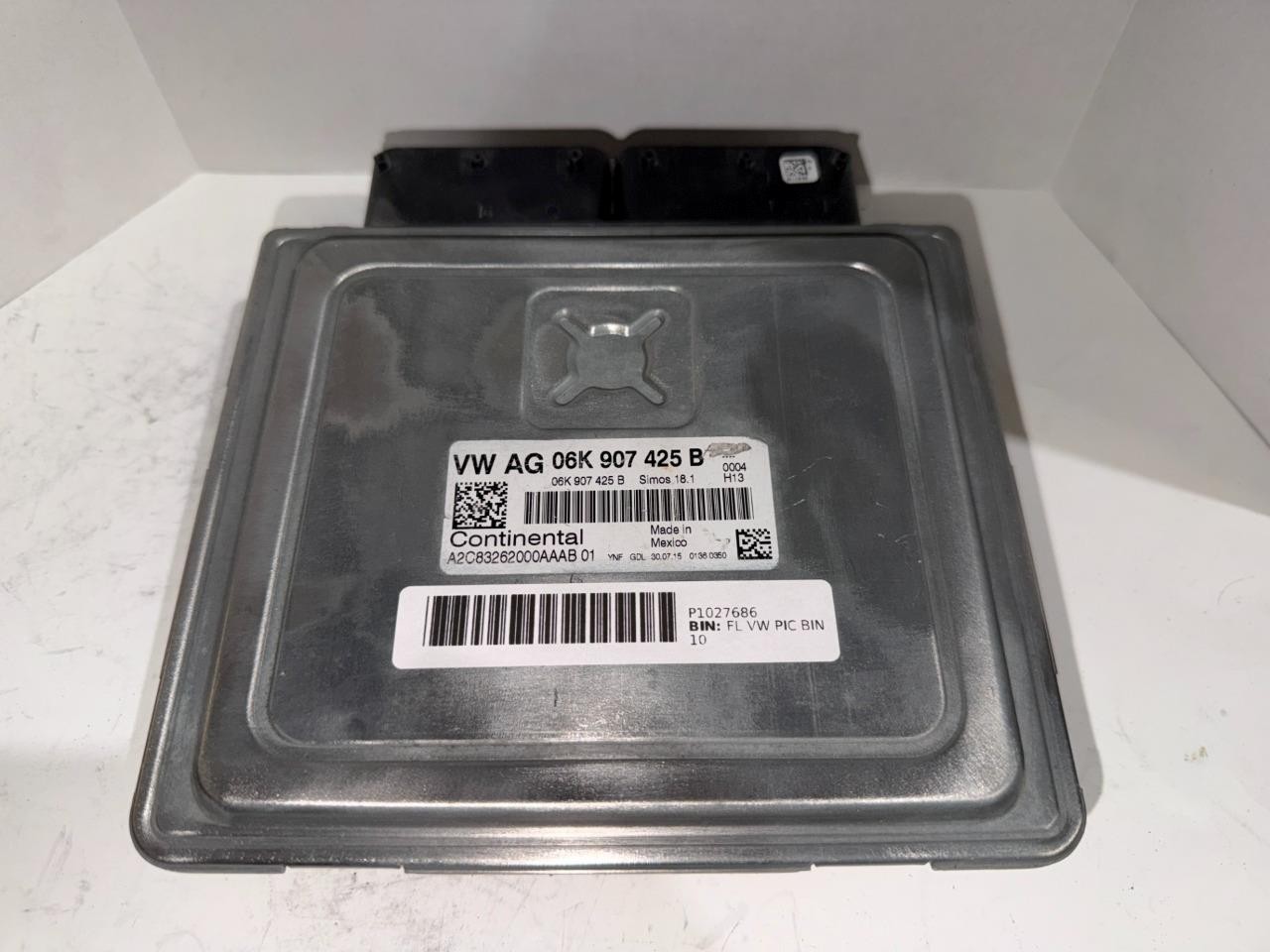 ENGINE COMPUTER VOLKSWAGEN GOLF 2015 2016 06K907425B 2.0L PCM ECM ECU OEM